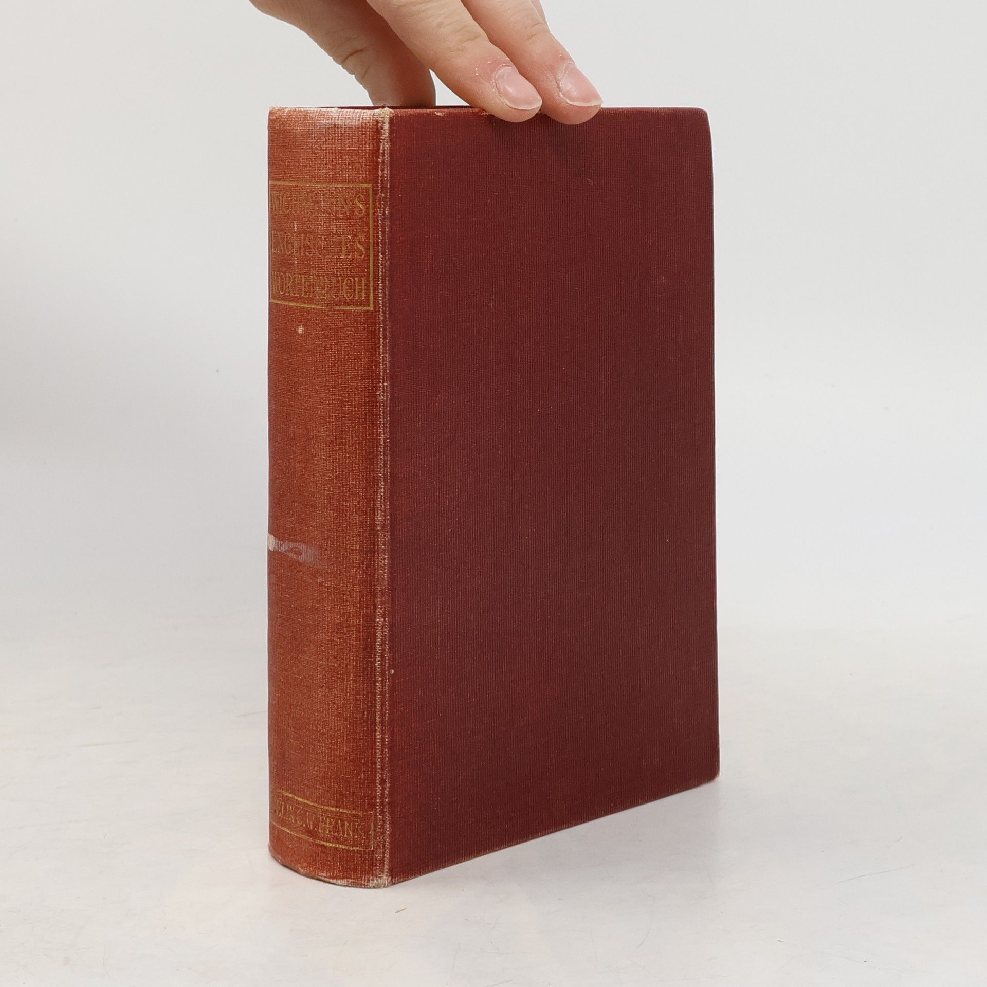 Taschenwörterbuch der deutschen und englischen Sprache. Pocket Dictionary of the German and English Languages