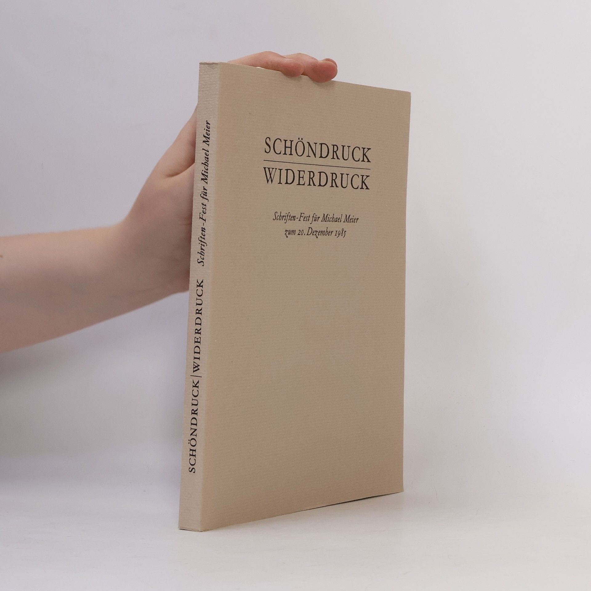 Collectif d'auteurs Schöndruck - Widerdruck