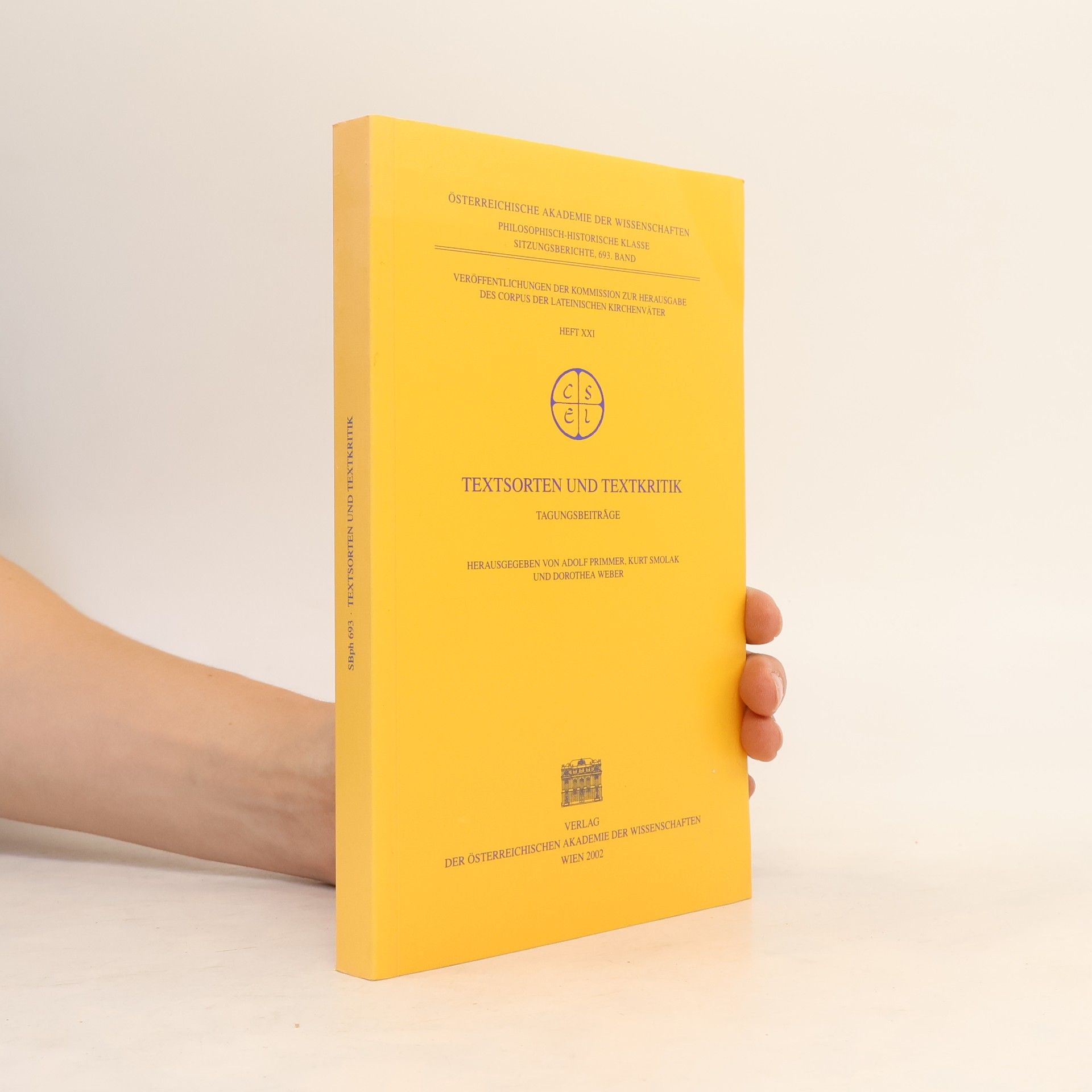 Österreichische Akademie der Wissenschaften Wien Textsorten und Textkritik
