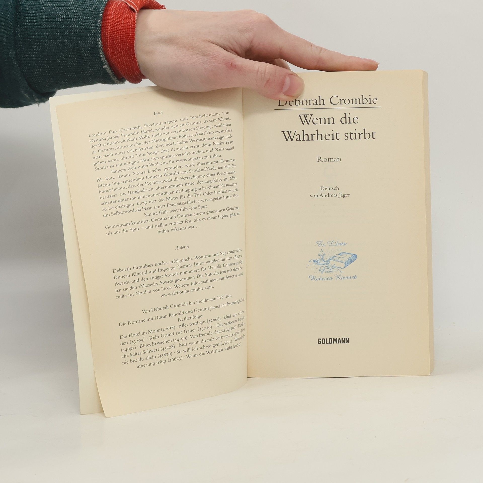 Crombie Deborah Wenn die Wahrheit stirbt