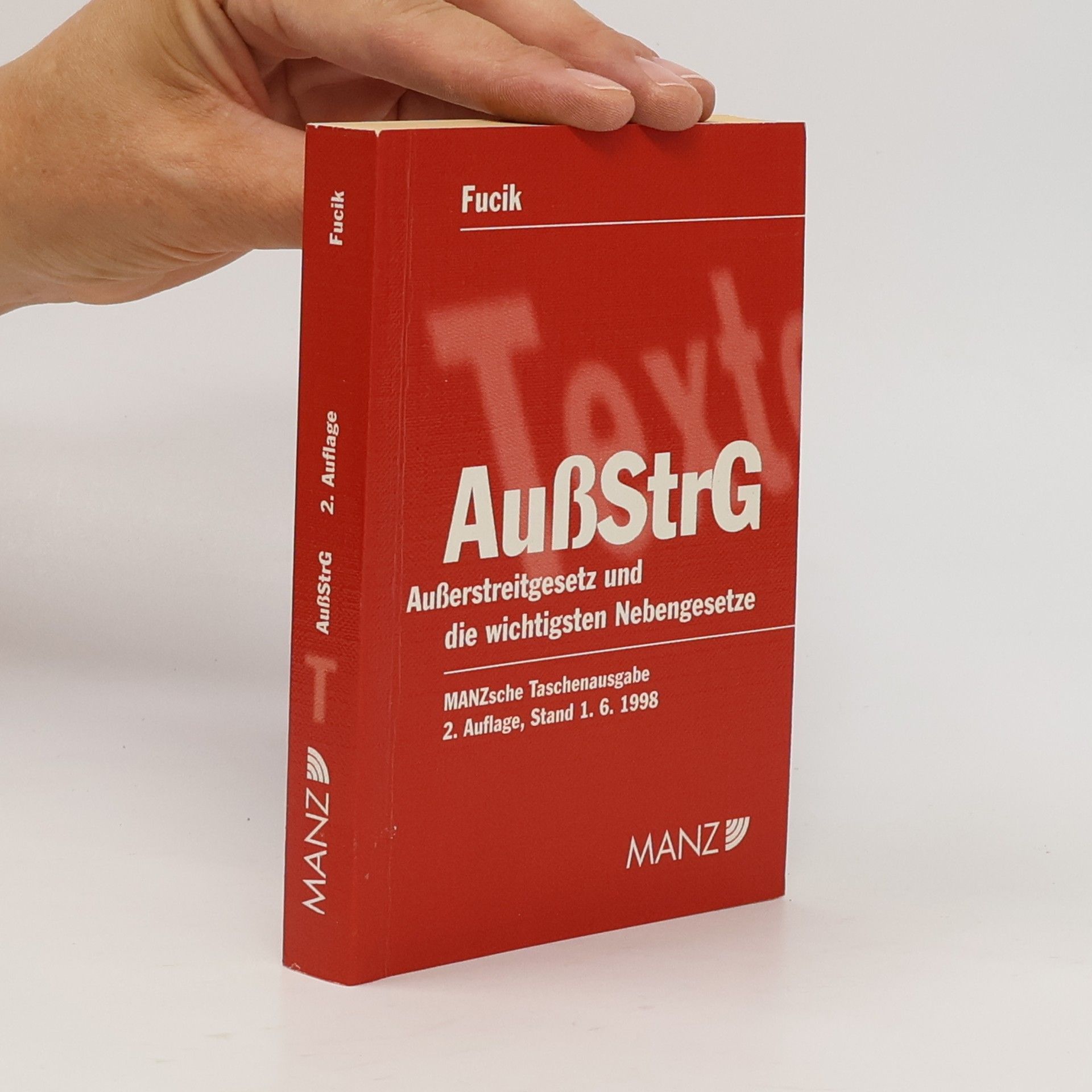 Robert Fucik Außerstreitgesetz