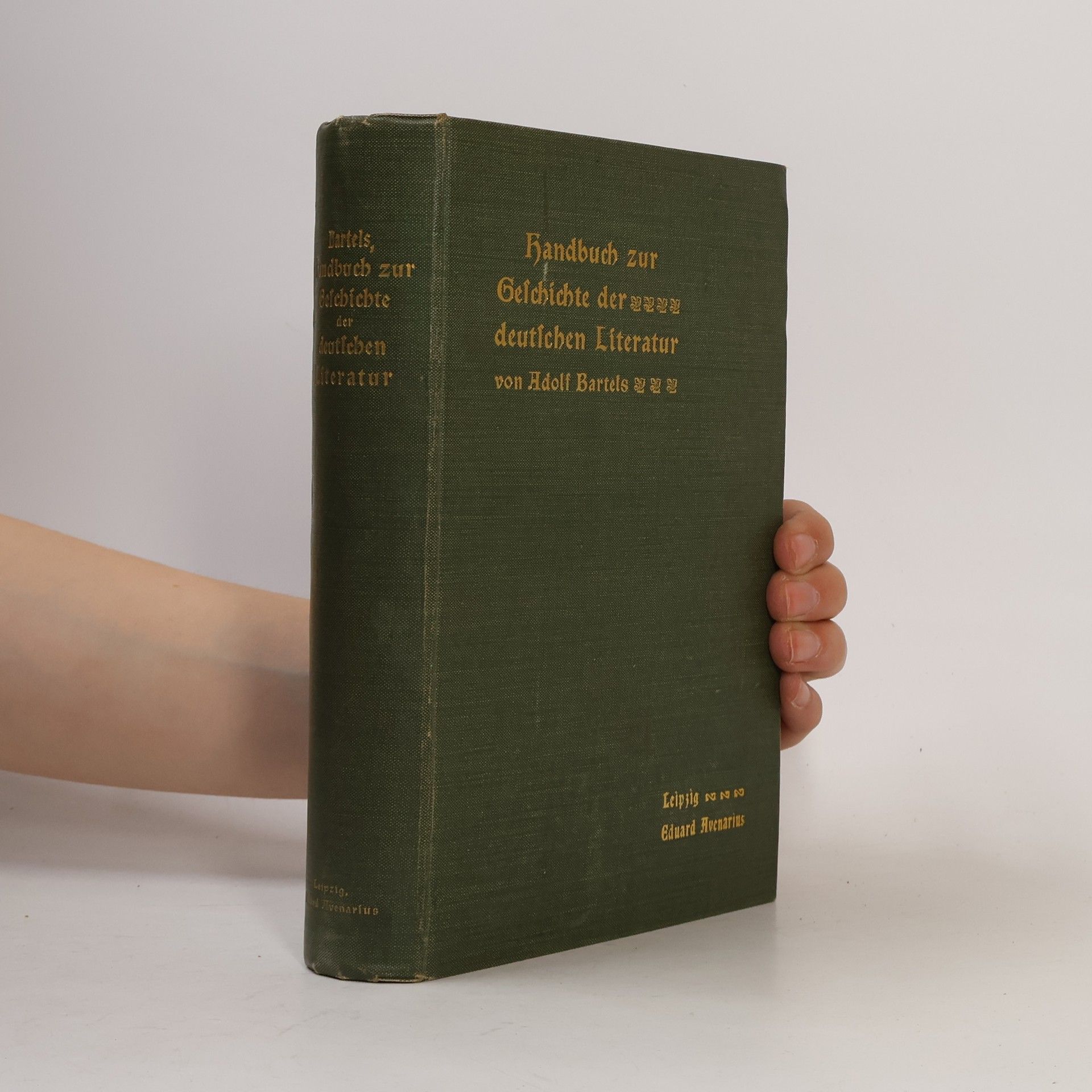 Adolf Bartels Handbuch zur Geschichte der deutschen Literatur