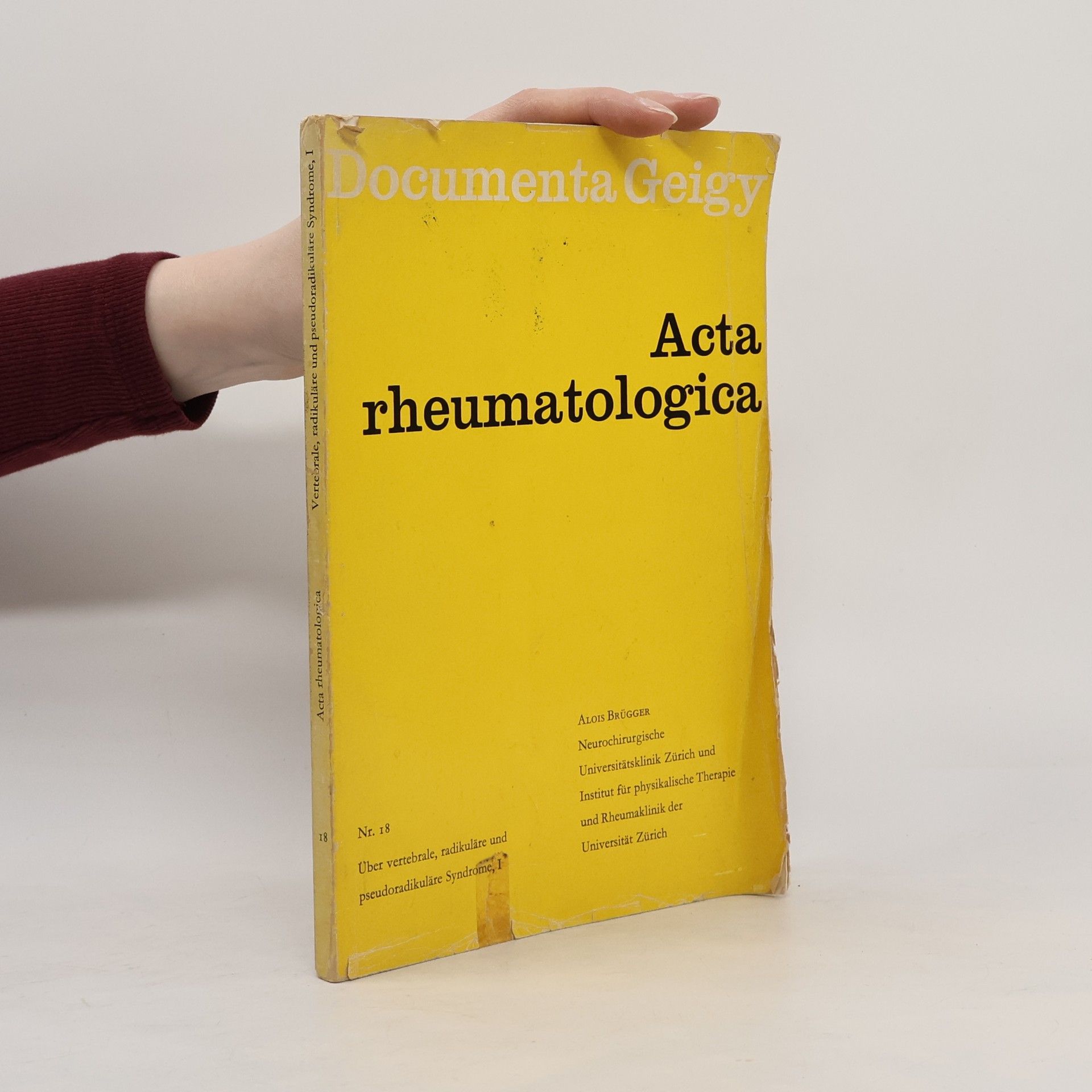 Autorenkollektiv Acta rheumatologica