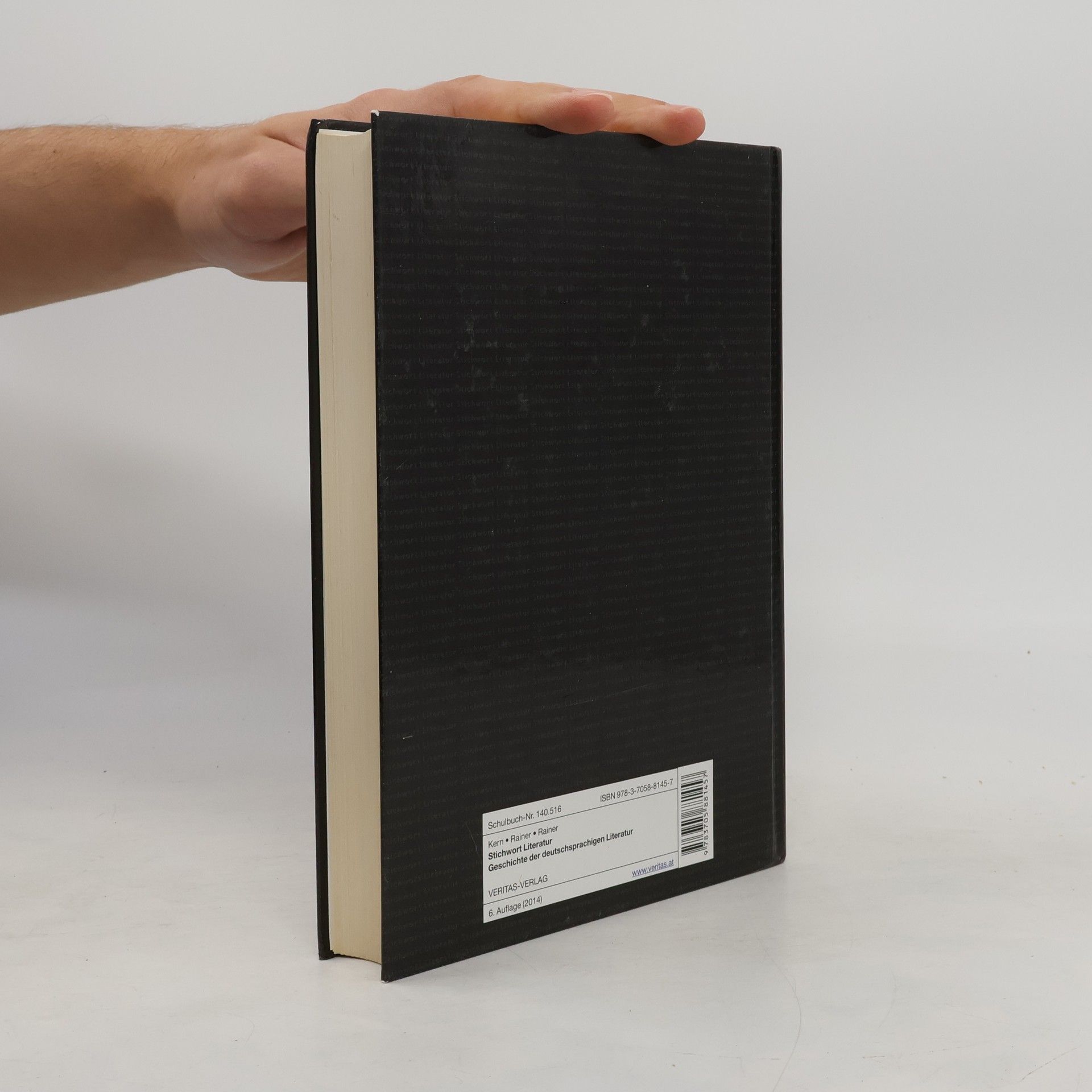 Gerald Rainer Stichwort Literatur: Geschichte der deutschsprachigen Literatur