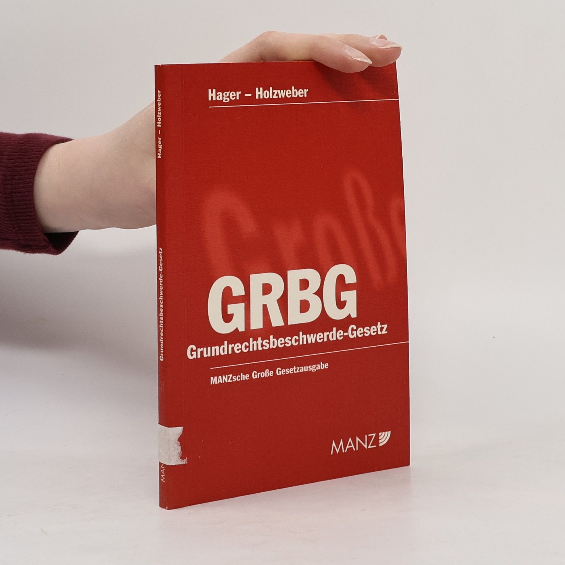 Holzweber Grundrechtsbeschwerde-Gesetz