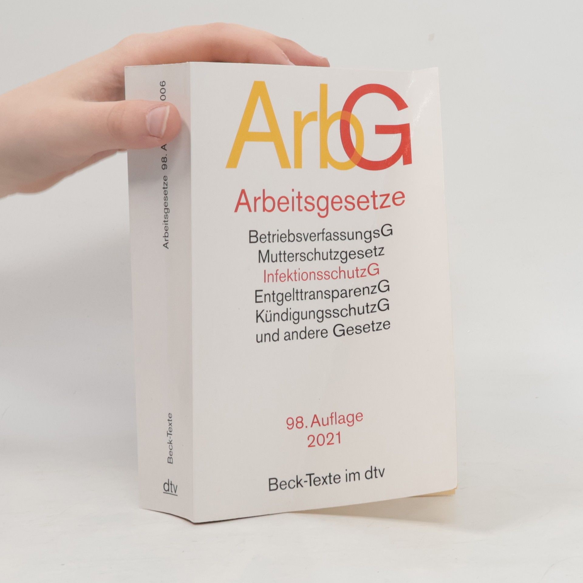 Kolektív autorov Arbeitsgesetze. 98. Auflage 2021
