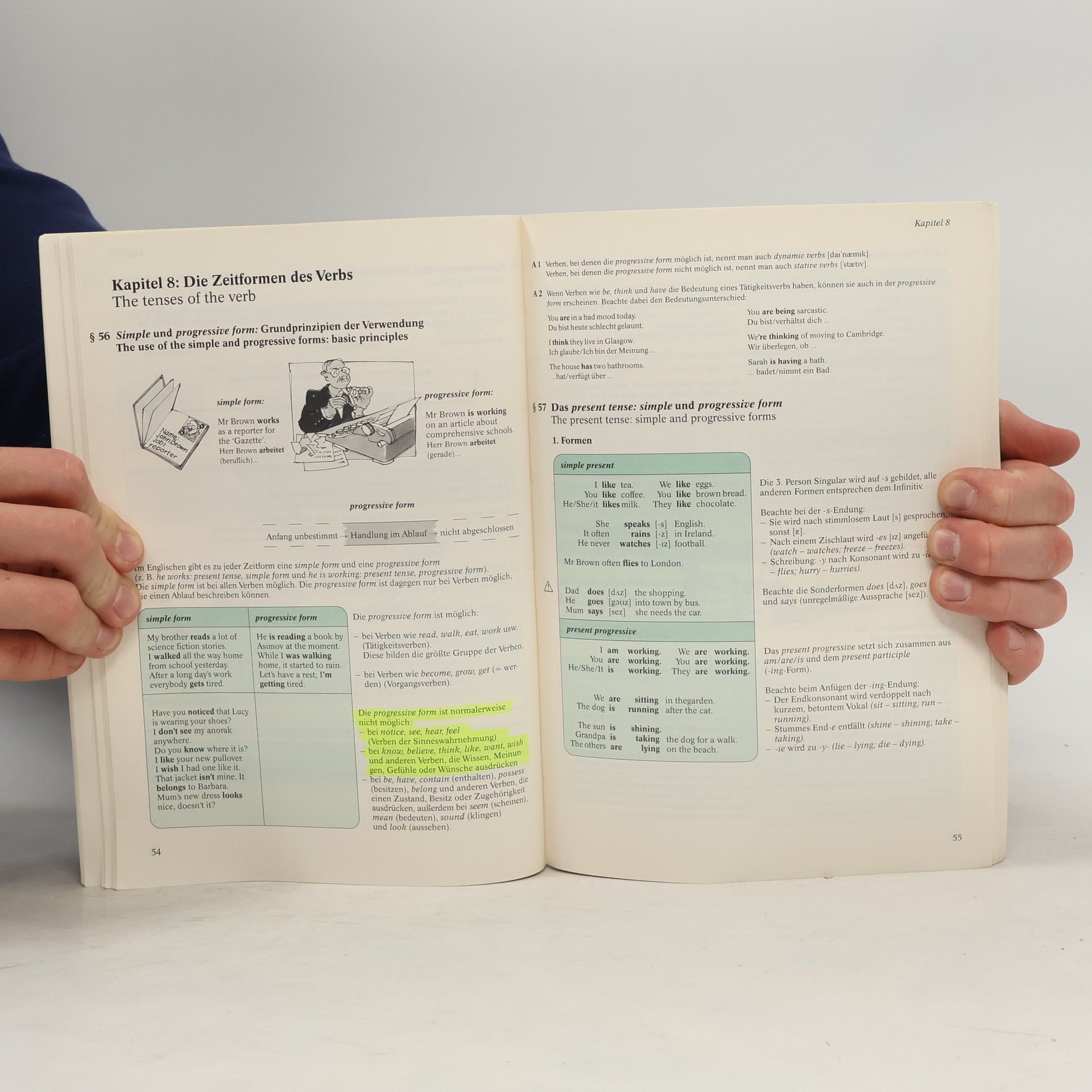 Kolektív autorov Learning English, Grundgrammatik, Ausgabe für Gymnasien