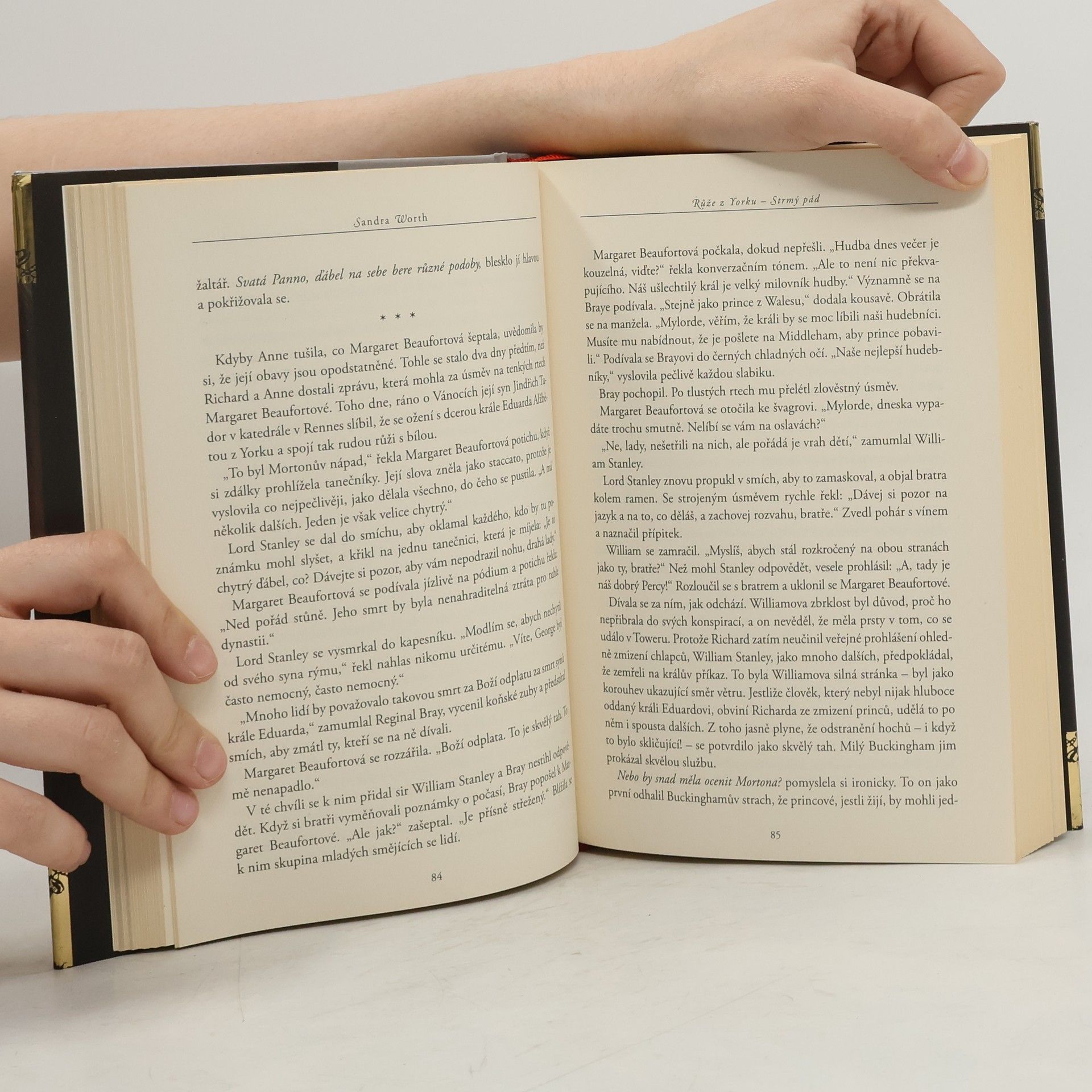 Sandra Worth Růže z Yorku : historický román z období války růží. Strmý pád
