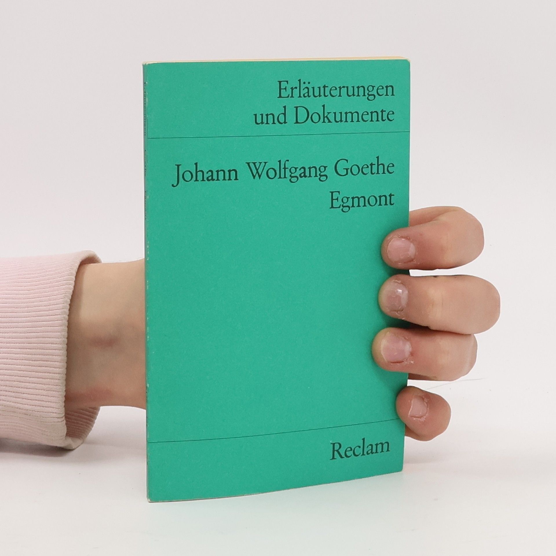 Hans Wagener Johann Wolfgang Goethe, Egmont