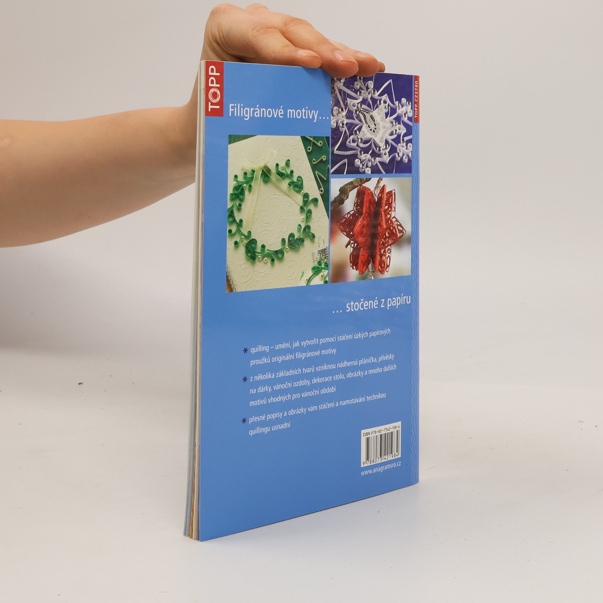 Gudrun Schmitt Vánoční quilling : filigrány z papírových proužků