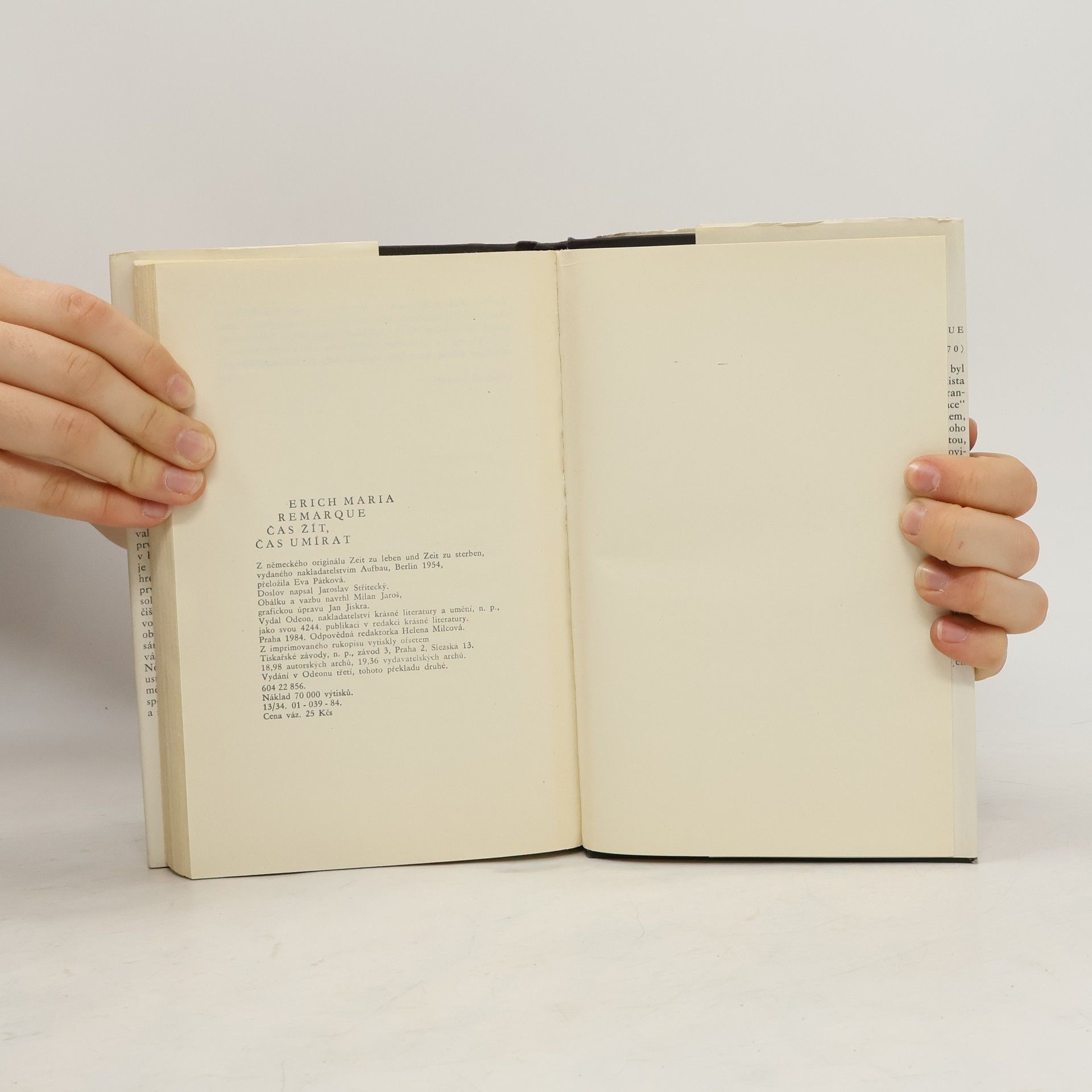 Erich Maria Remarque Čas žít, čas umírat