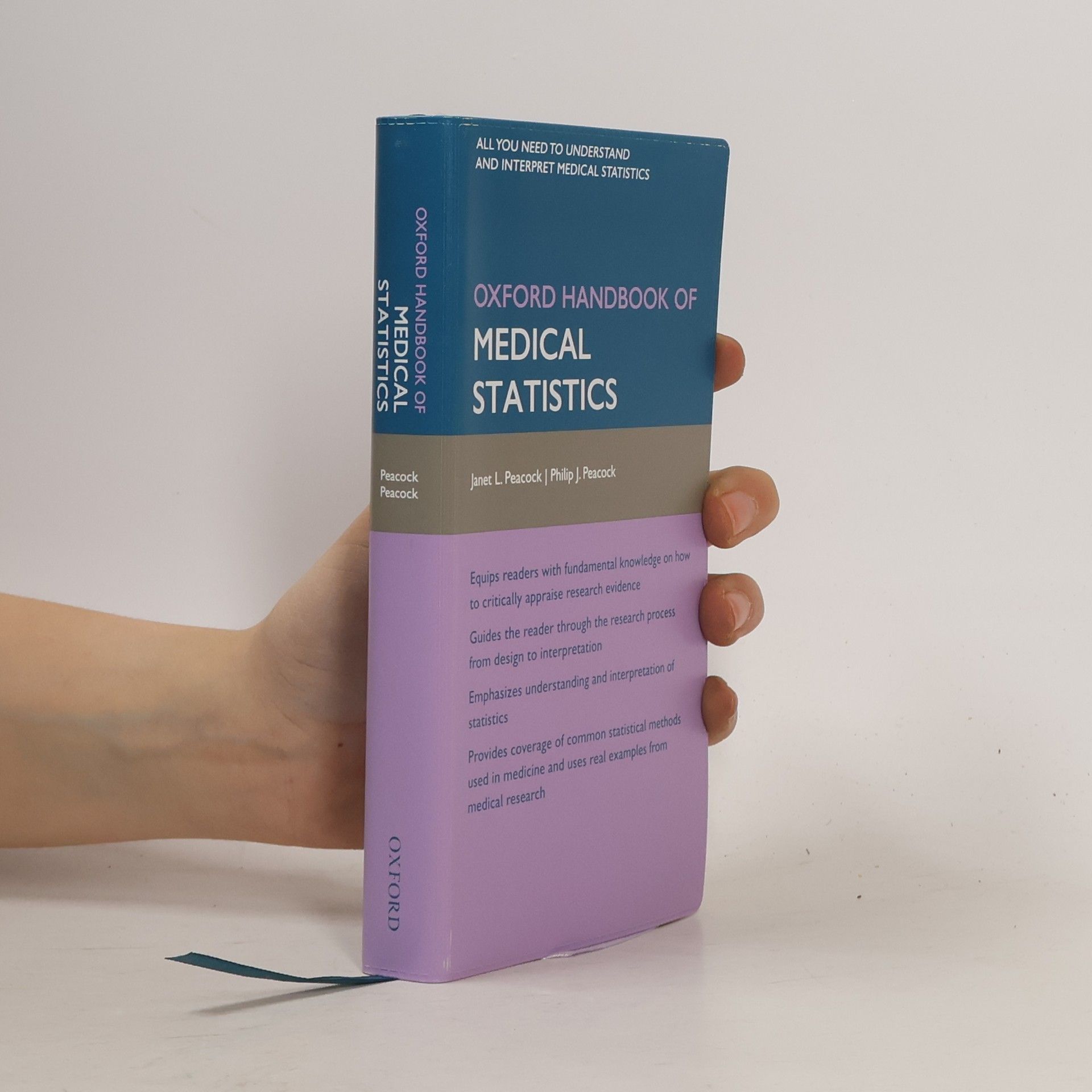 Philip J Peacock Oxford handbook of medical statistics