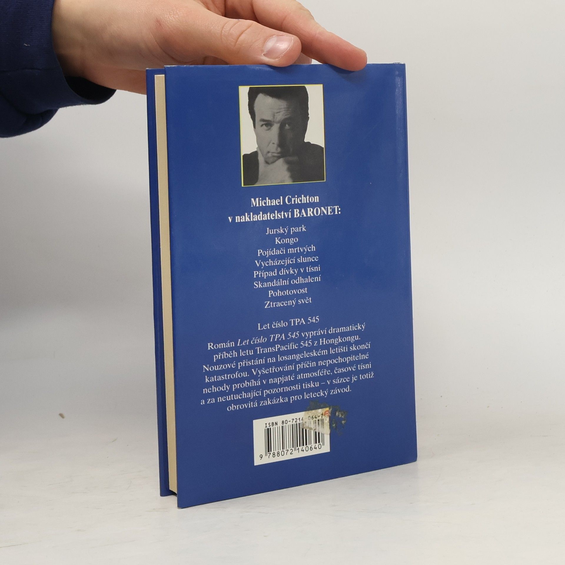 Michael Crichton Let číslo TPA 545