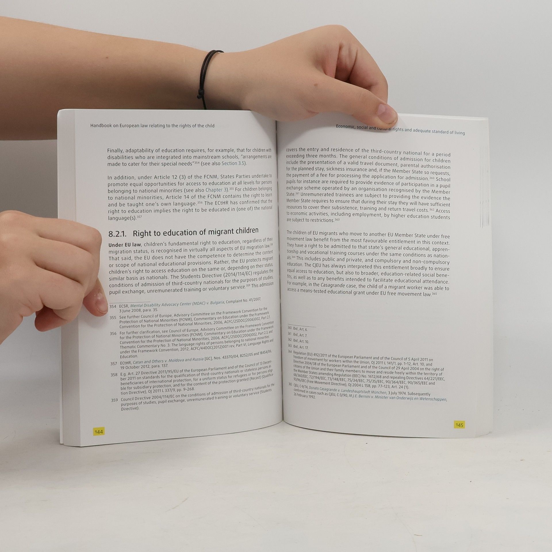 Kolektiv autorů Handbook on European law relating to the rights of the child