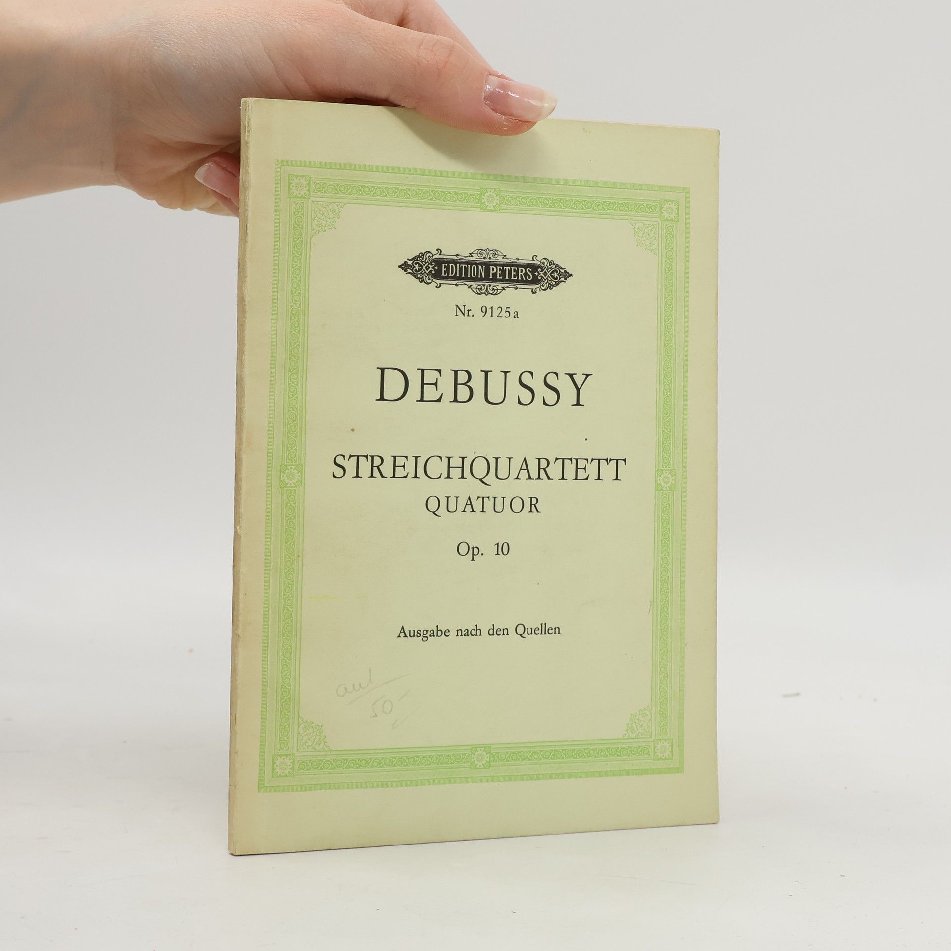 Claude Debussy Streichquartett. Quatuor, Op. 10