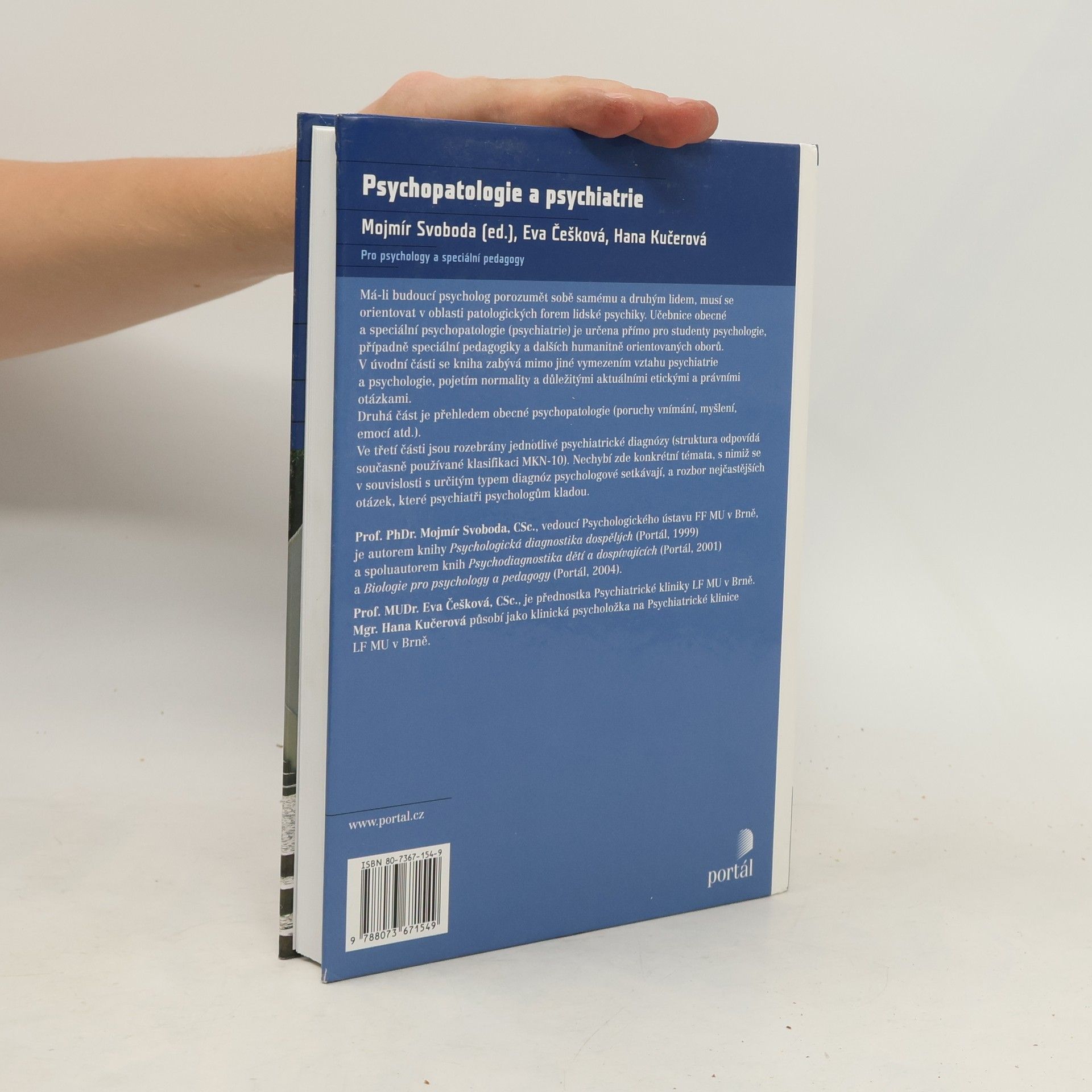 Hana Kučerová Psychopatologie a psychiatrie