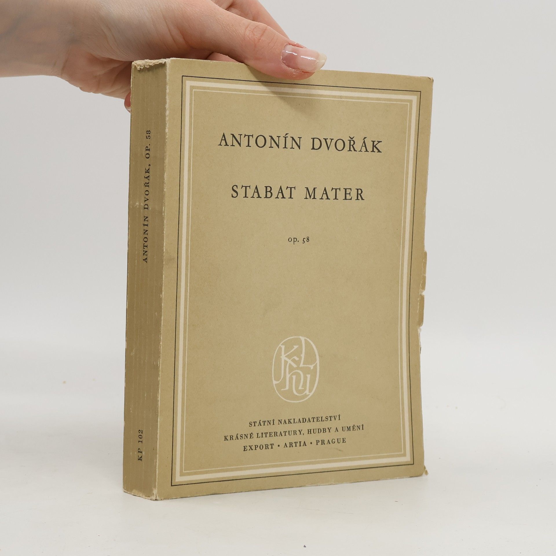 Antonín Dvořák Stabat Mater, op. 58