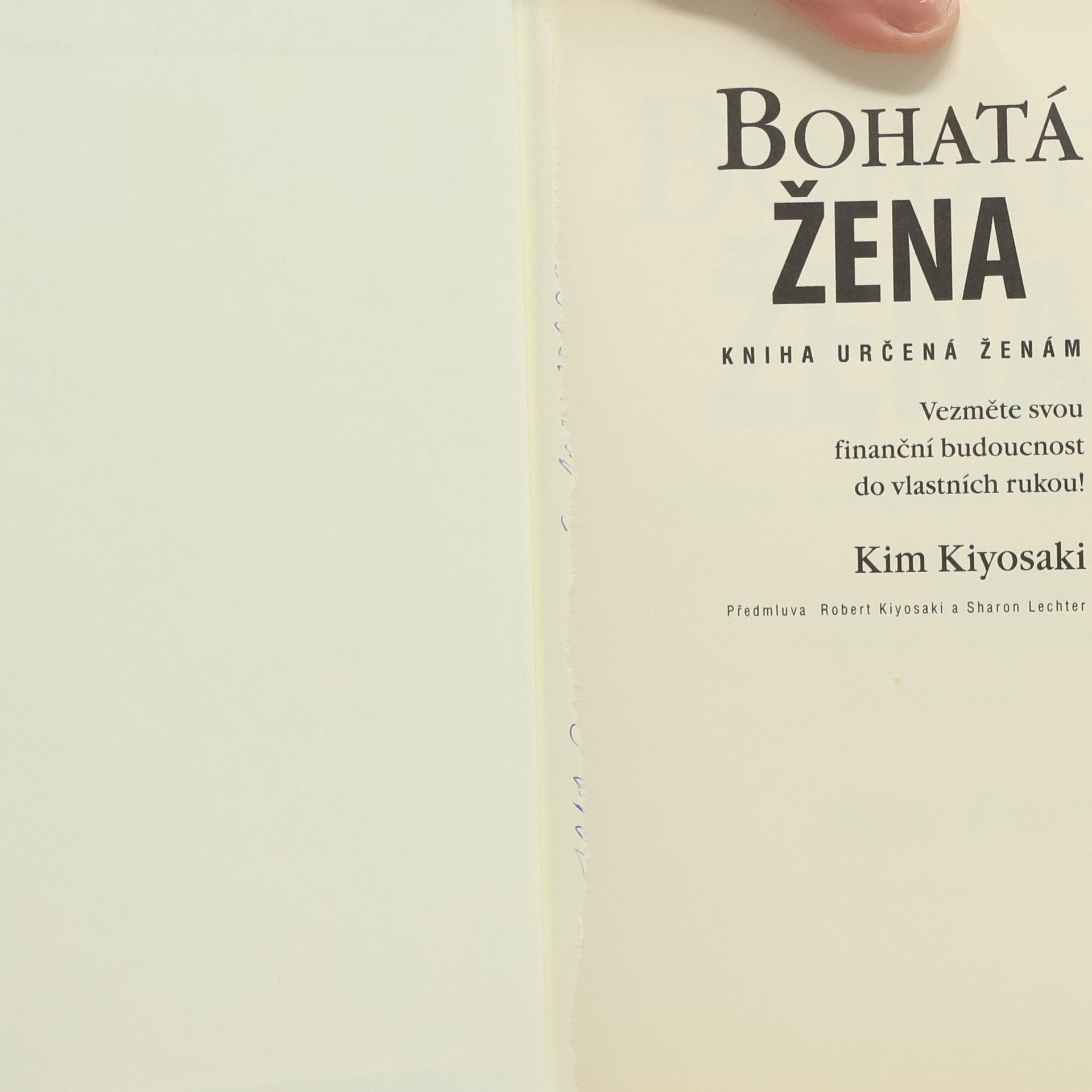 Kim Kiyosaki Bohatá žena