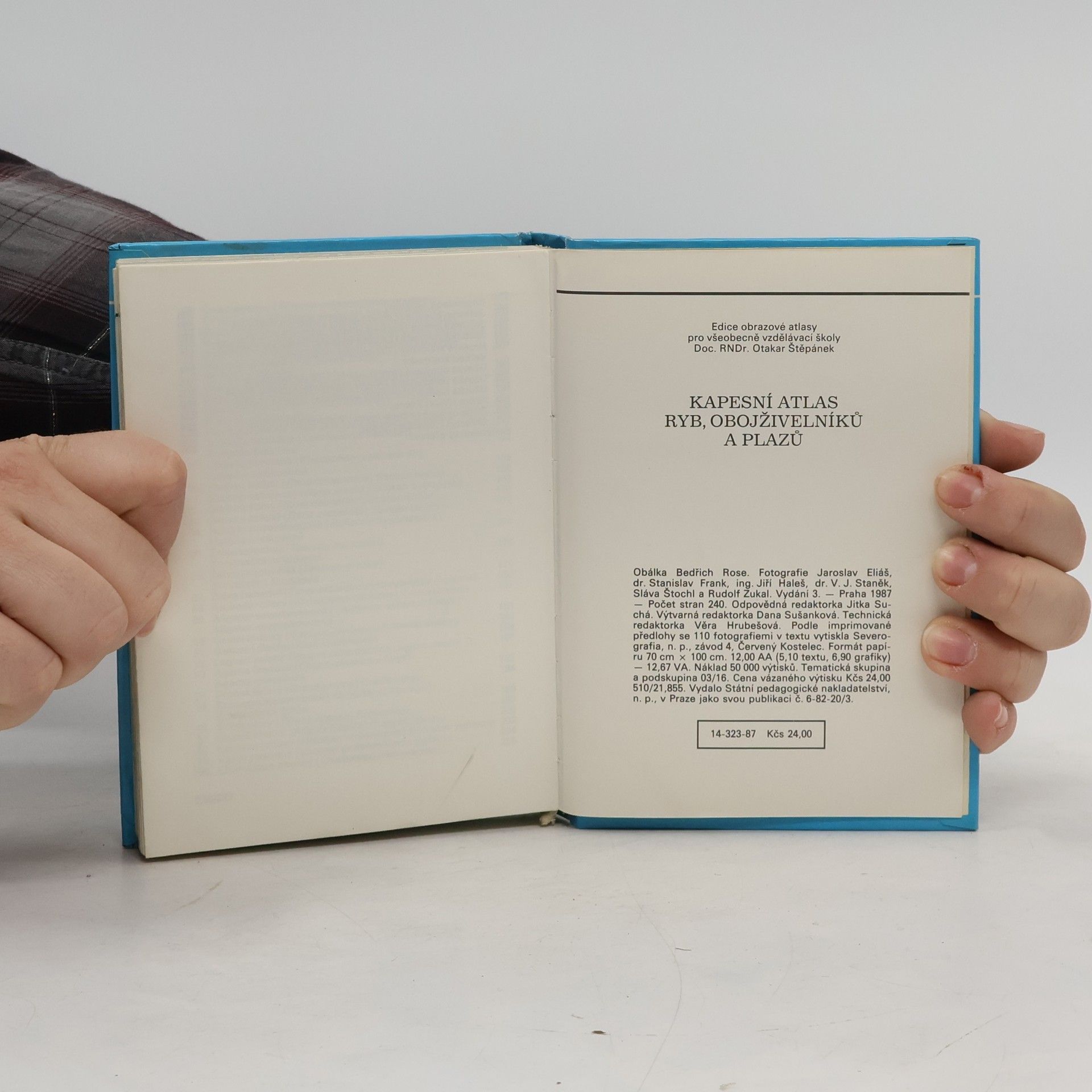 Otakar Štěpánek Kapesní atlas ryb, obojživelníků a plazů