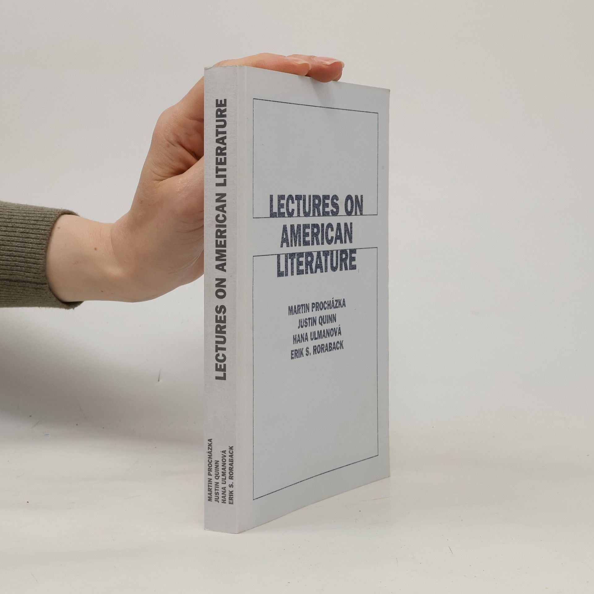 Martin Procházka Lectures on American literature
