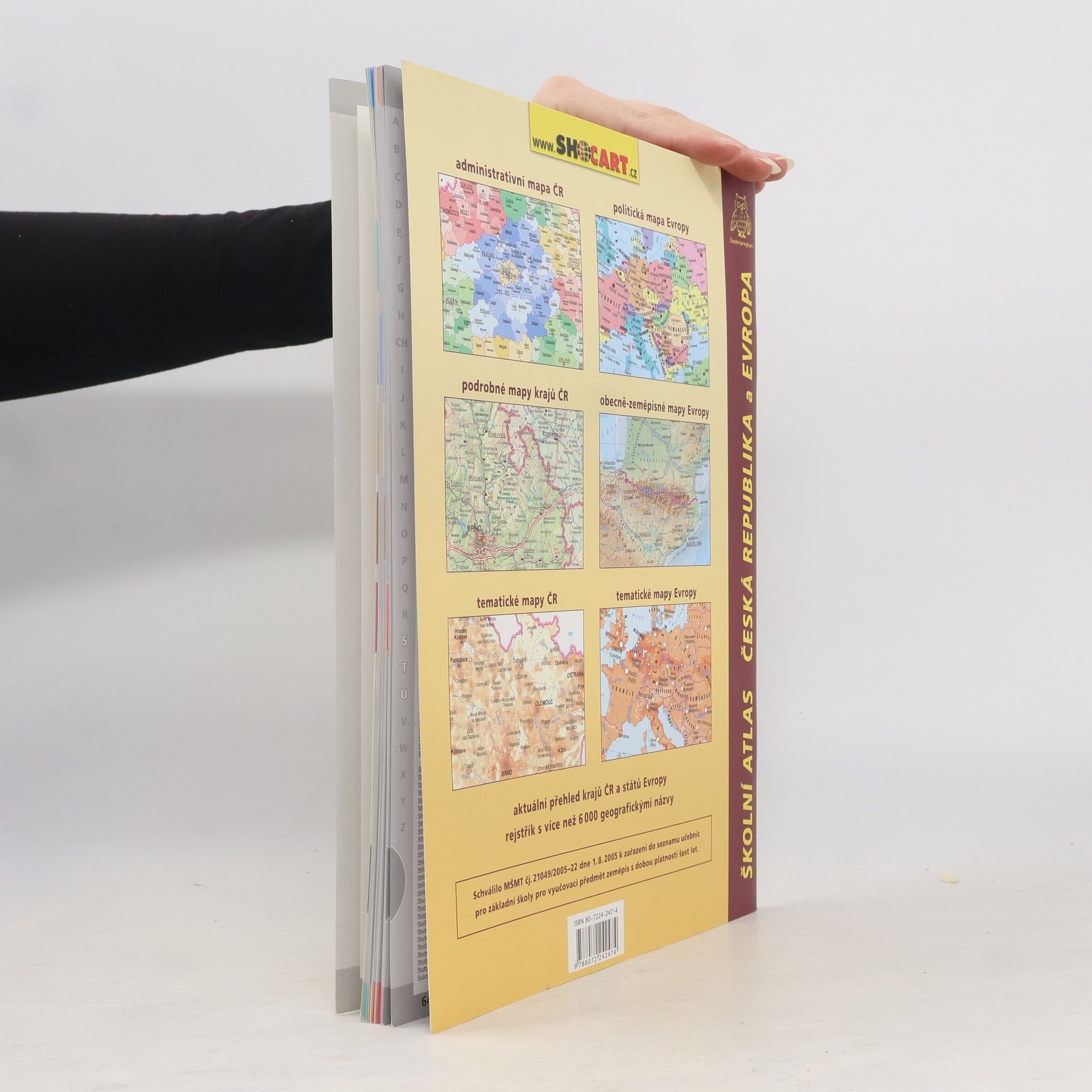Various authors Školní atlas Česká republika a Evropa