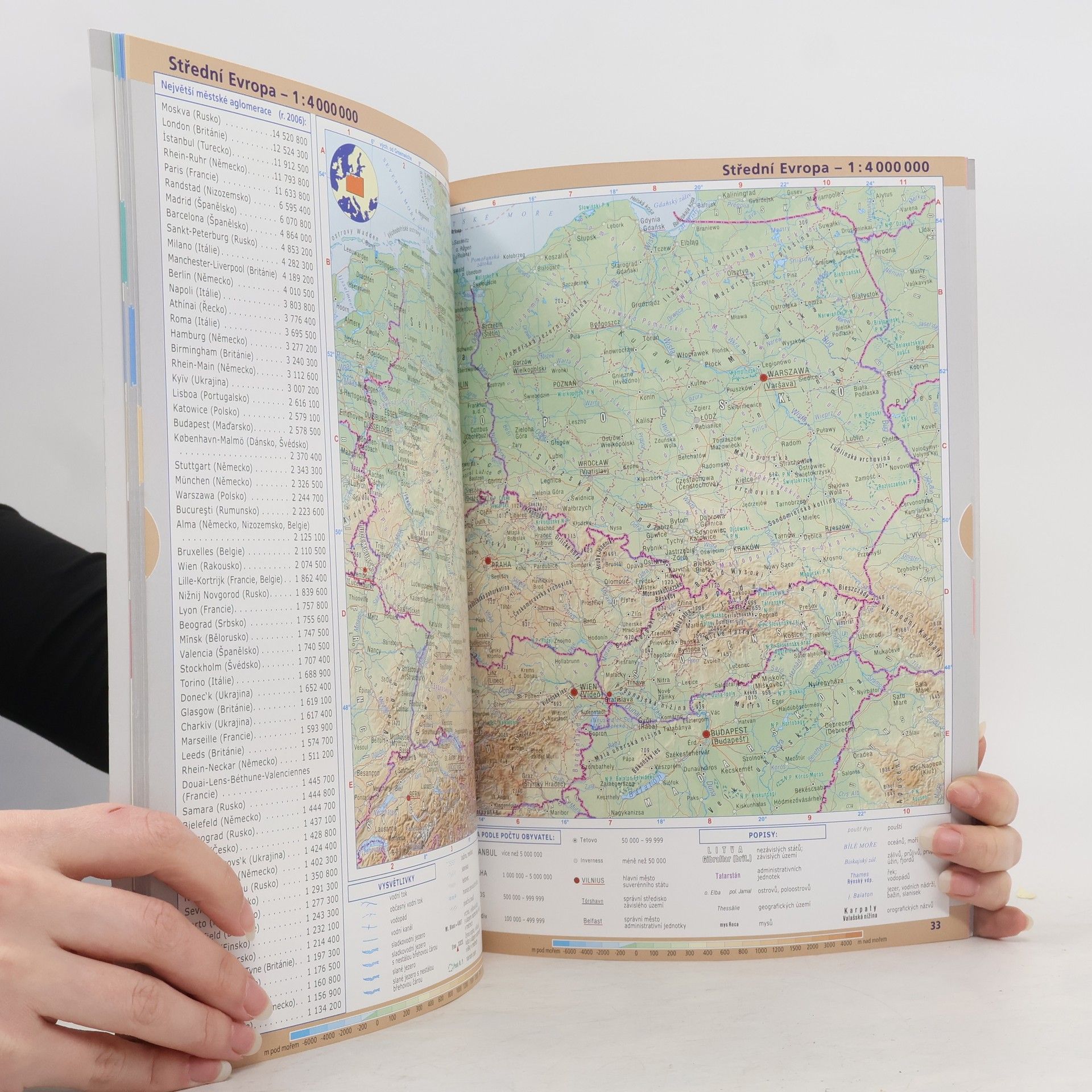 Various authors Školní atlas Česká republika a Evropa