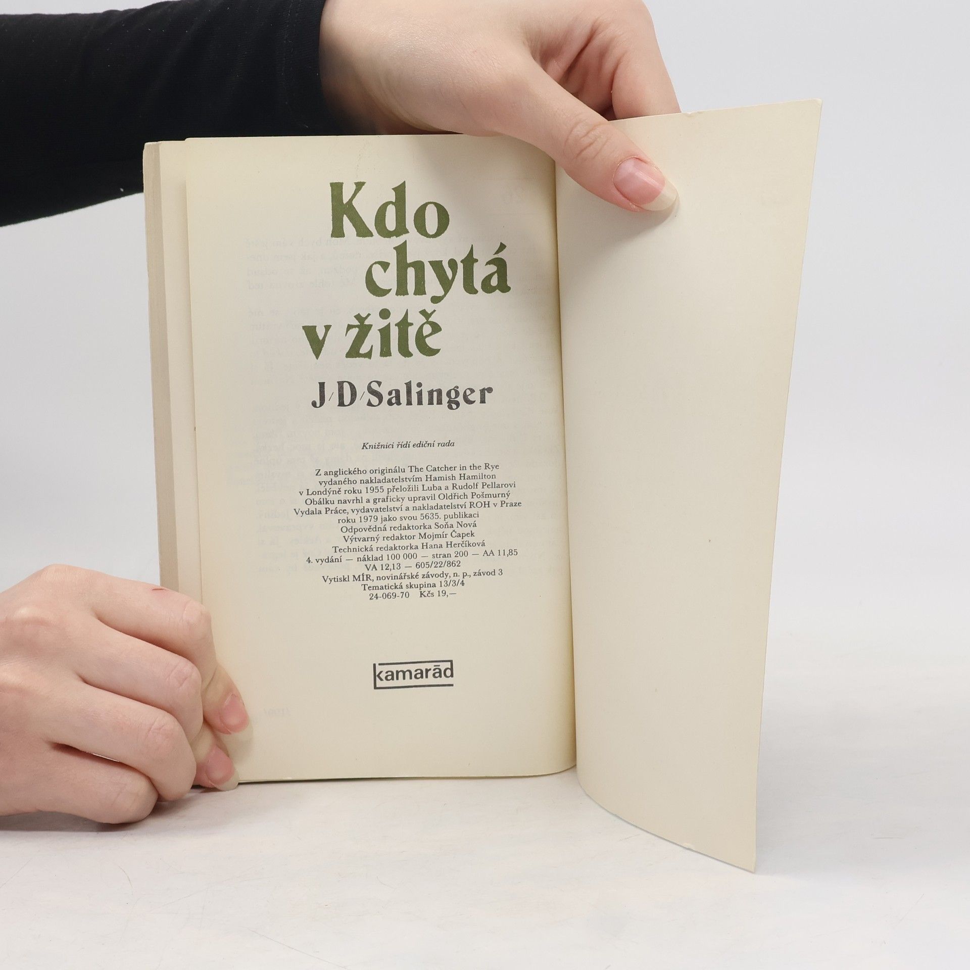 J. D. Salinger Kdo chytá v žitě