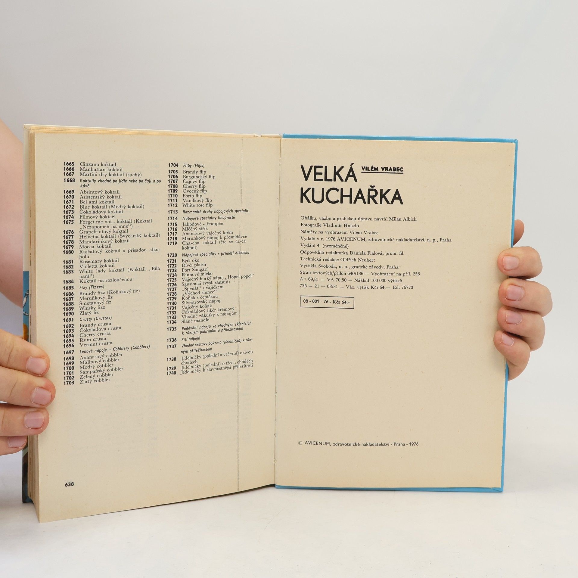 Vilém Vrabec Velká kuchařka