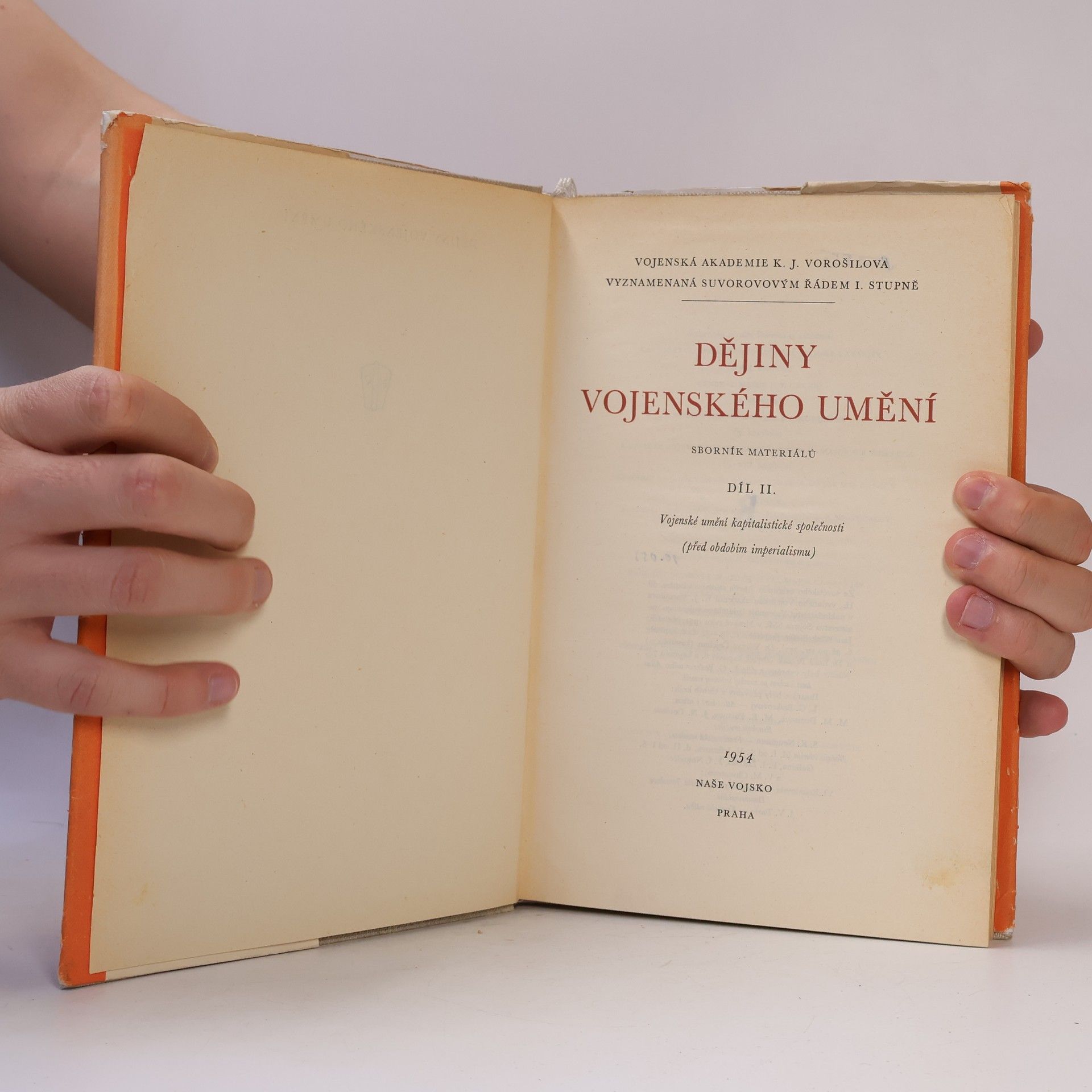 Autorenkollektiv Dějiny vojenského umění II (19. stol.)