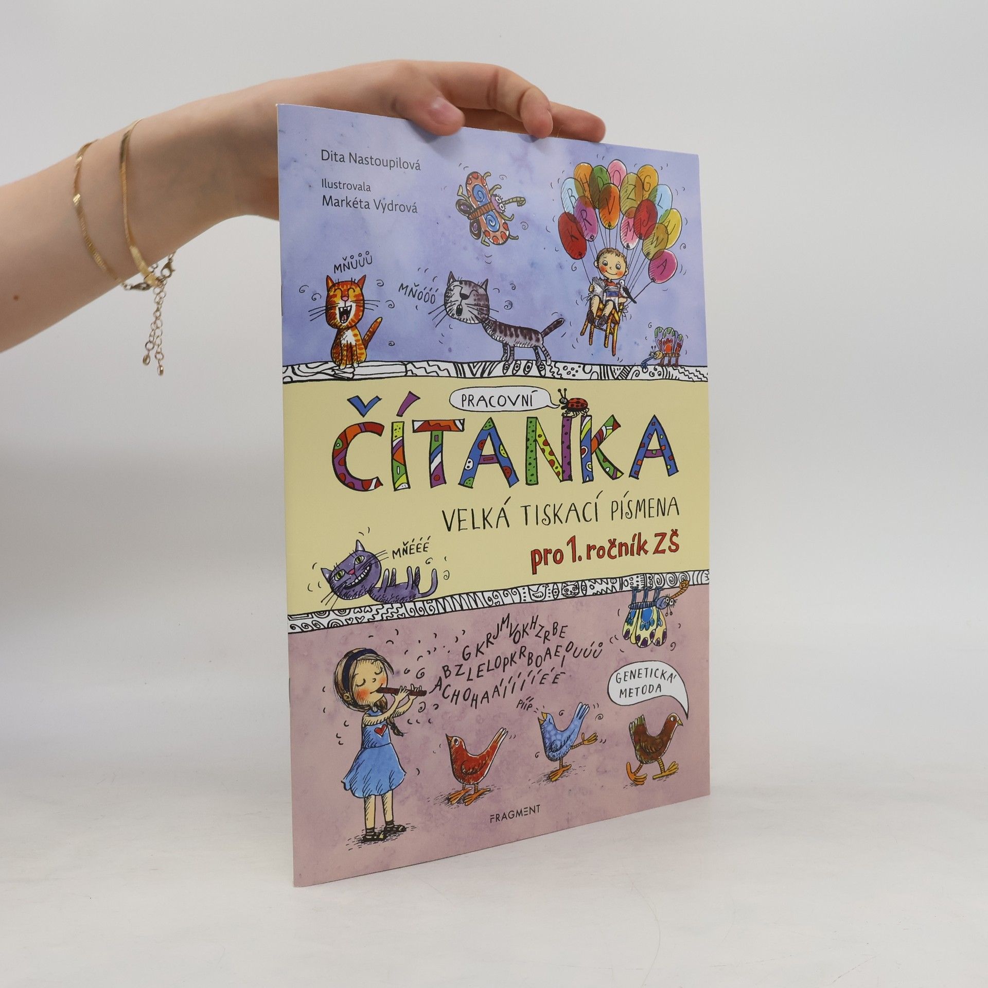 Dita Nastoupilová ČÍTANKA - VELKÁ TISKACÍ PÍSMENA