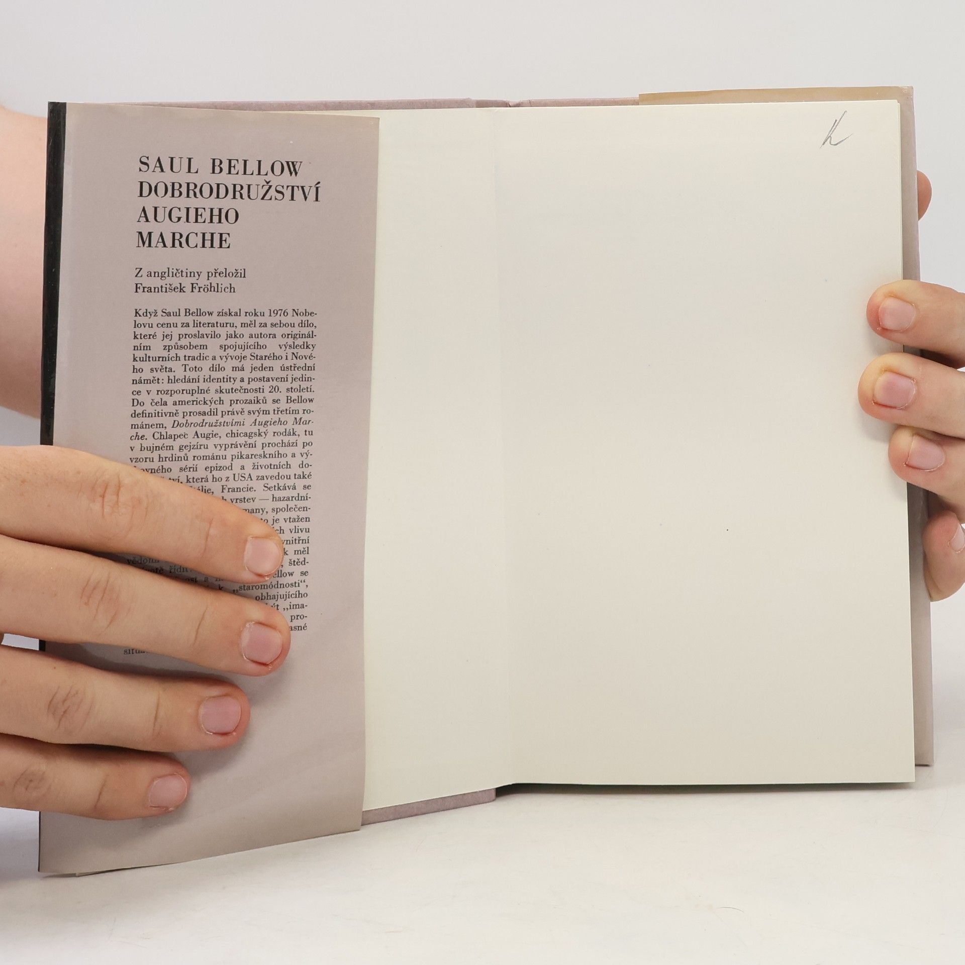 Saul Bellow Dobrodružství Augieho Marche