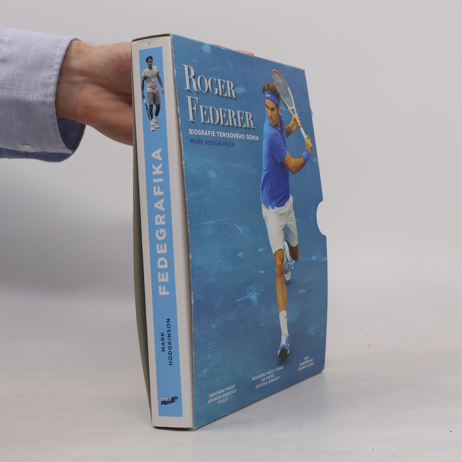 Mark Hodgkinson Fedegrafika : grafická biografie tenisového génia Rogera Federera