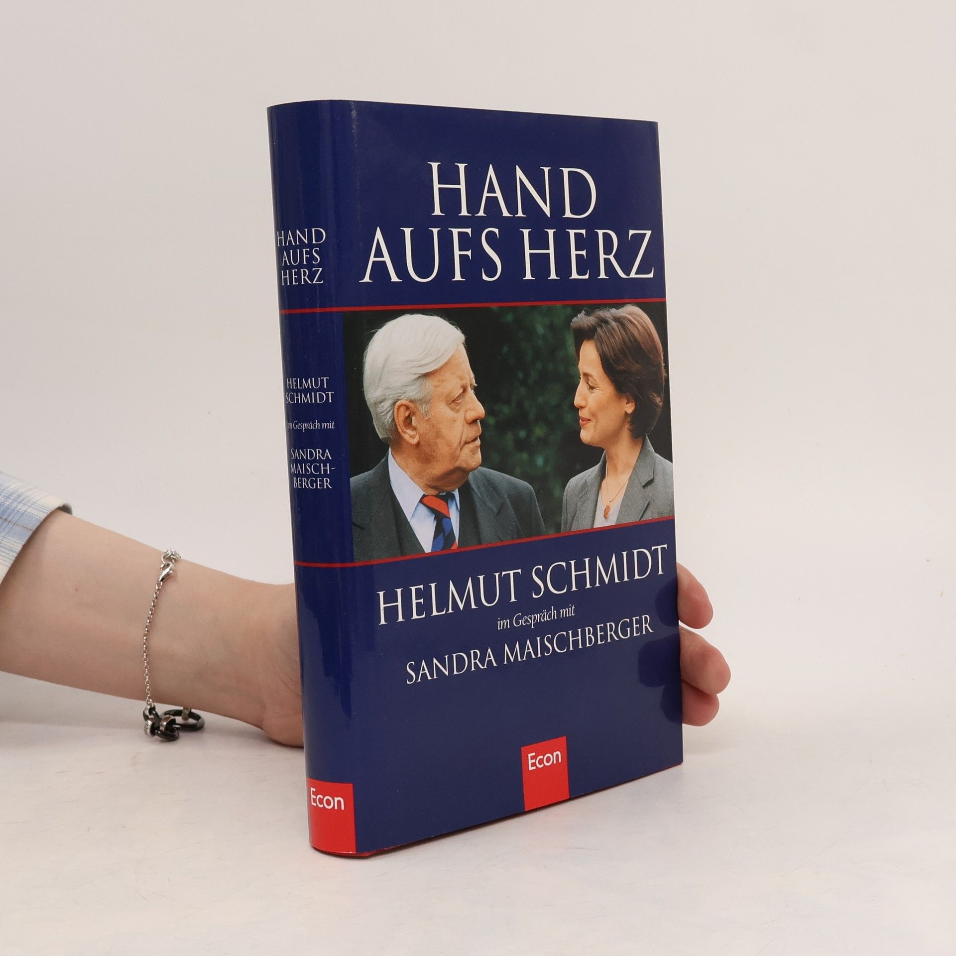 Helmut Schmidt Hand aufs Herz