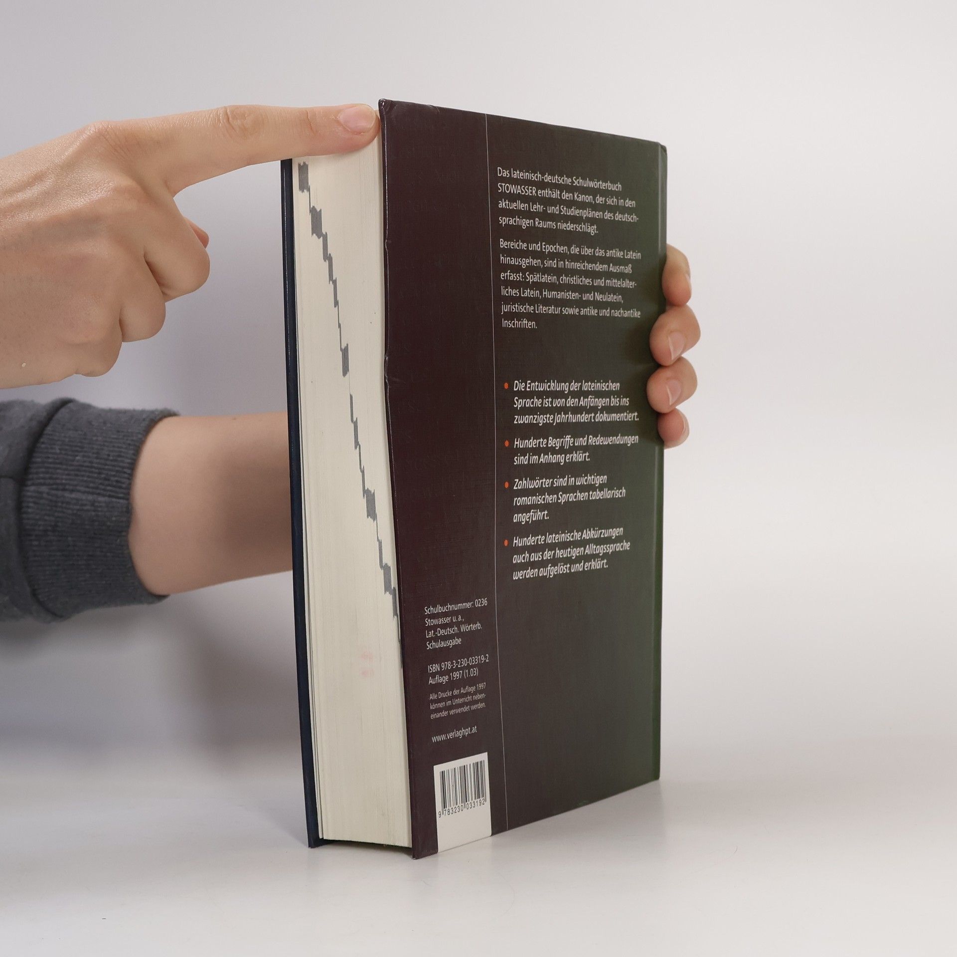 Joseph Maria Stowasser Lateinisch-Deutsches Schulwörterbuch