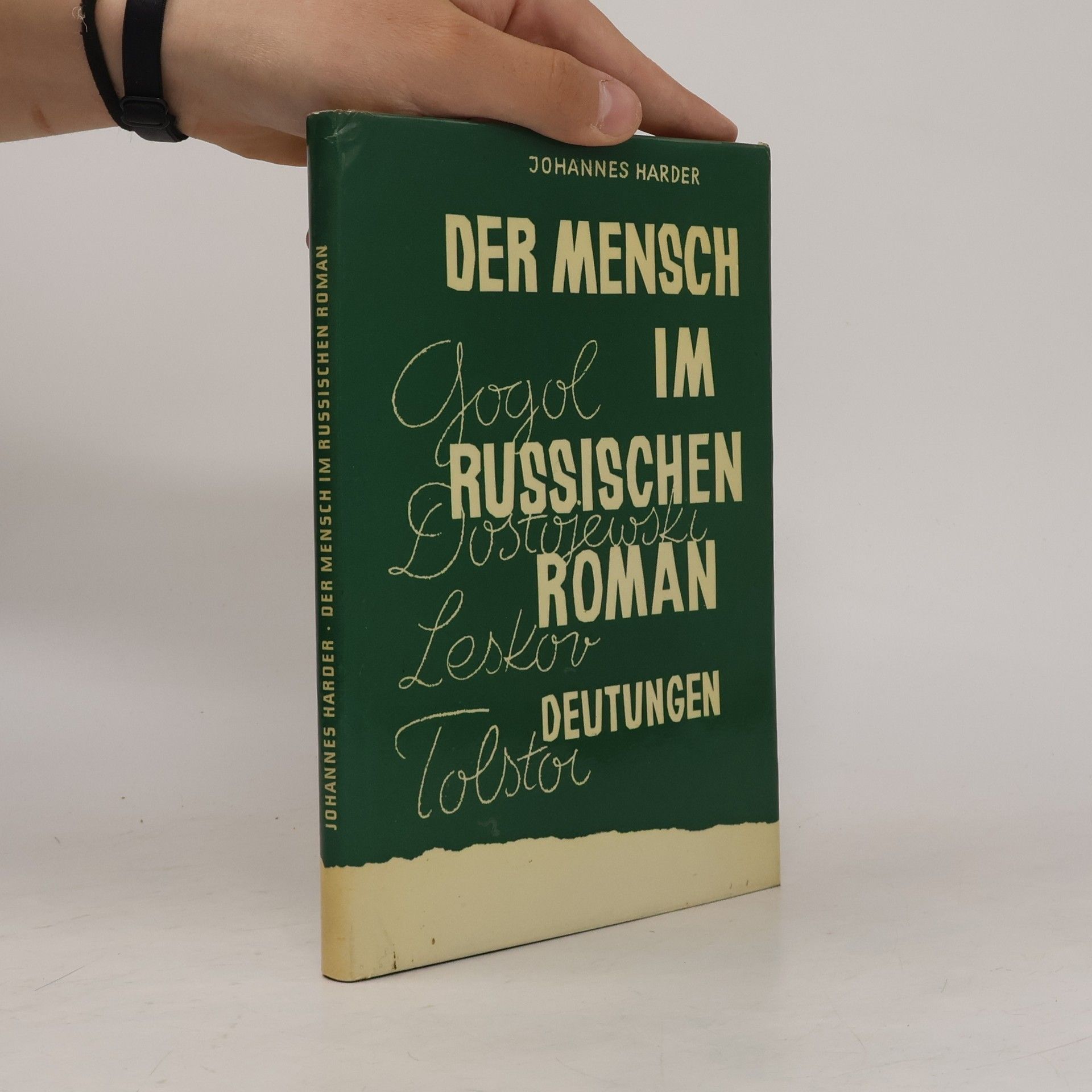 Johannes Harder Der Mensch im Russischen Roman