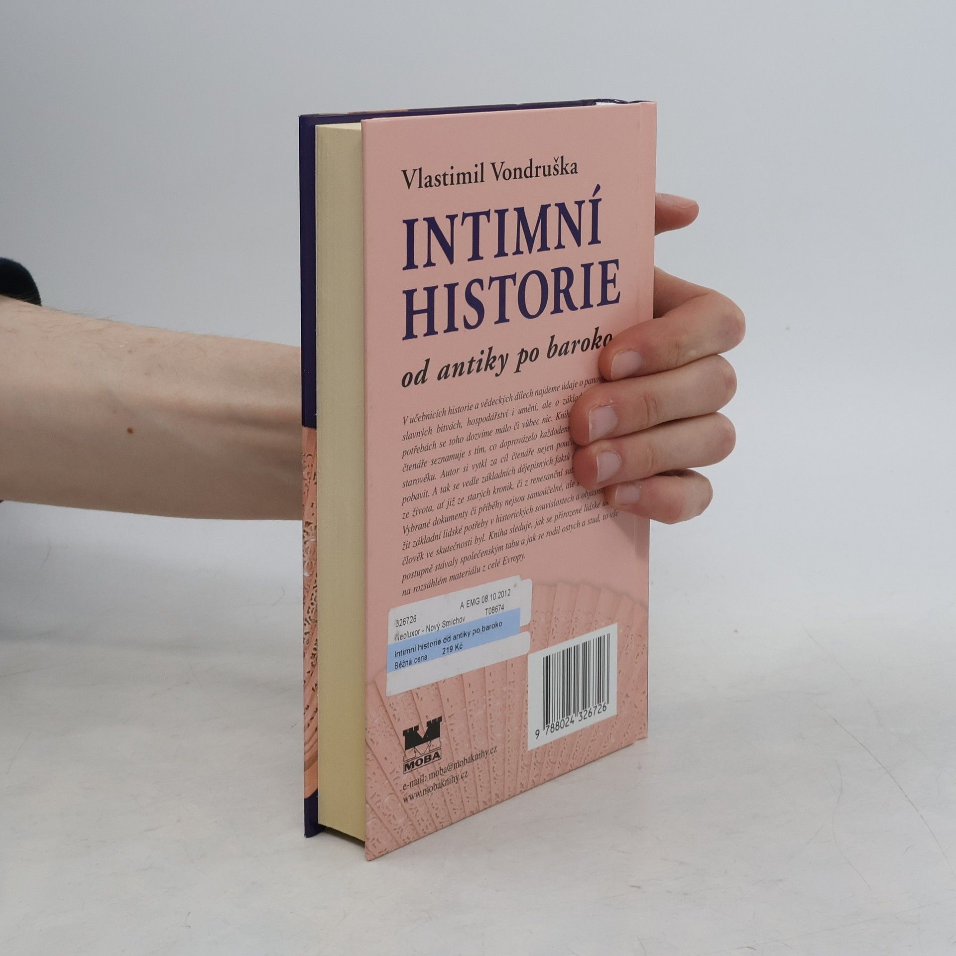 Vlastimil Vondruška Intimní historie