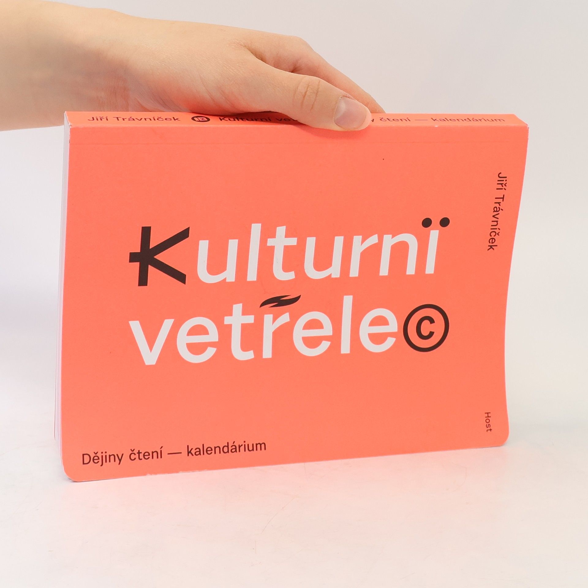 Jiří Trávníček Kulturní vetřelec: Dějiny čtení – kalendárium