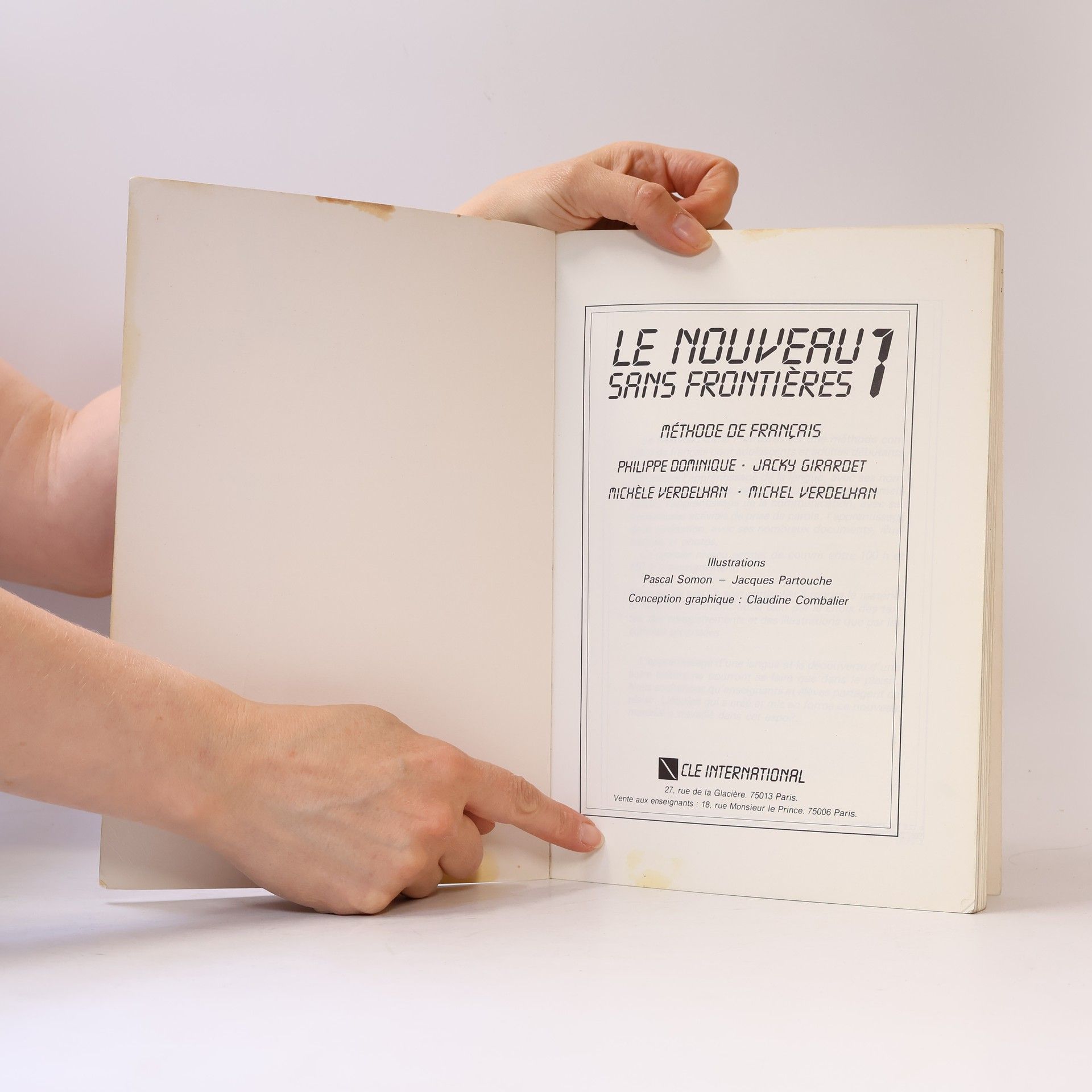 Philippe Dominique Le nouveau sans frontieres. Méthode de Français. 1