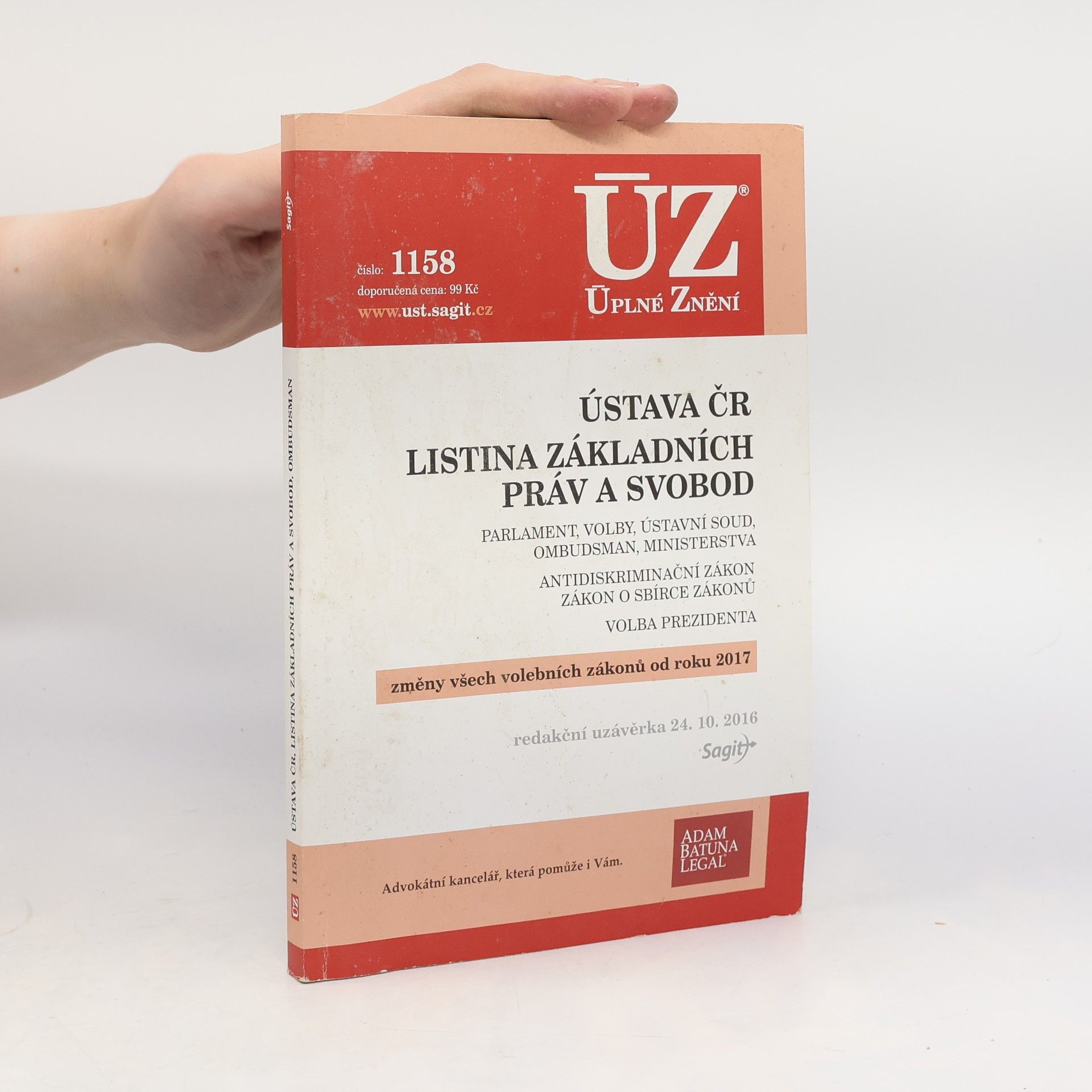Kolektív autorov Ústava ČR ; Listina základních práv a svobod