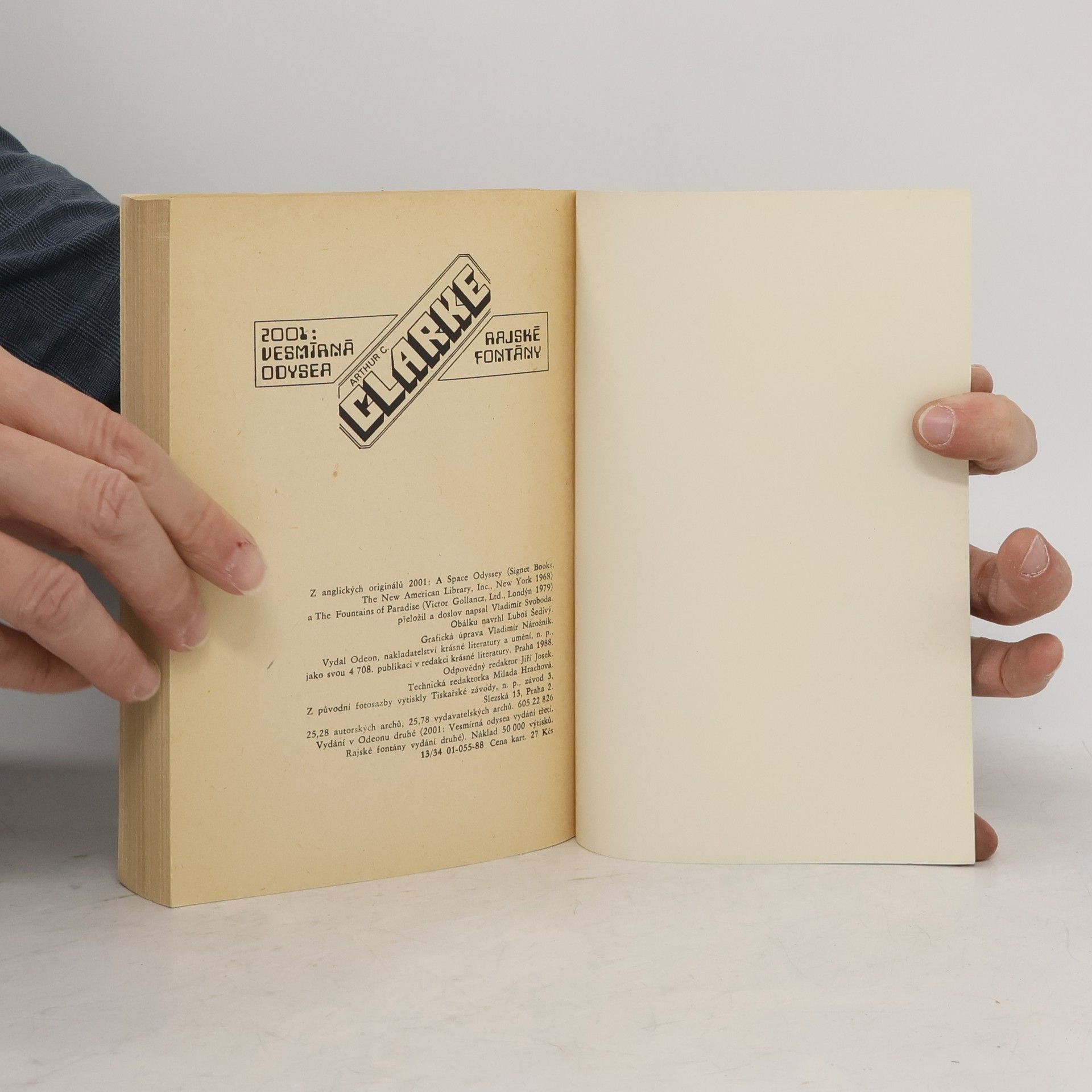 Arthur Charles Clarke 2001: Vesmírná odysea. Rajské fontány