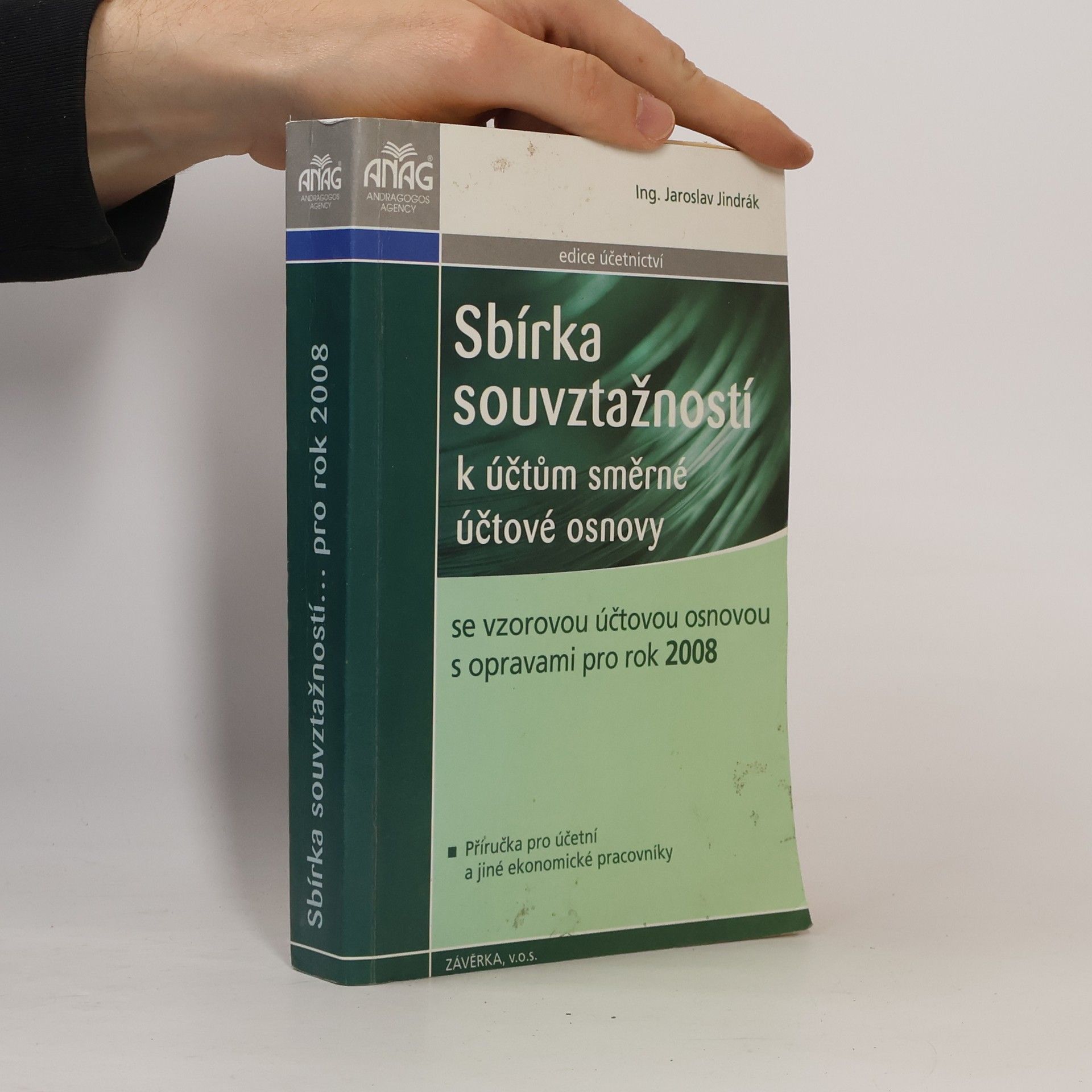 Jaroslav Jindrák Sbírka souvztažností k účtům směrné účtové osnovy s opravami pro rok 2008