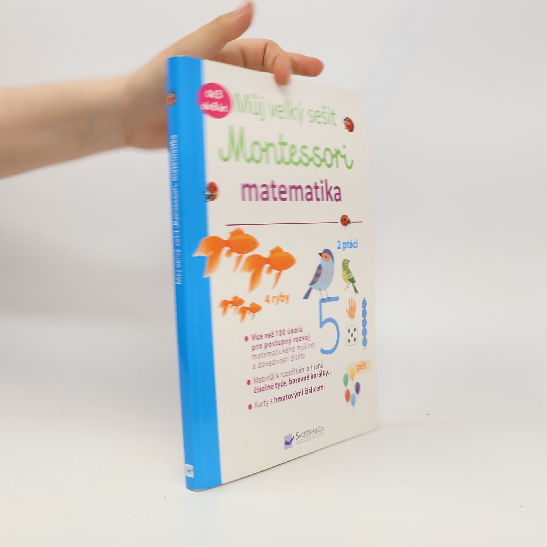 Delphine Urvoy Můj velký sešit Montessori - matematika