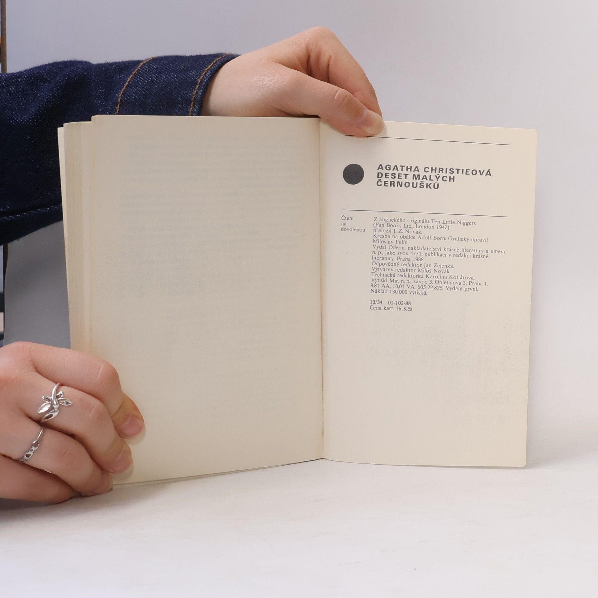 Agatha Christie Deset malých černoušků