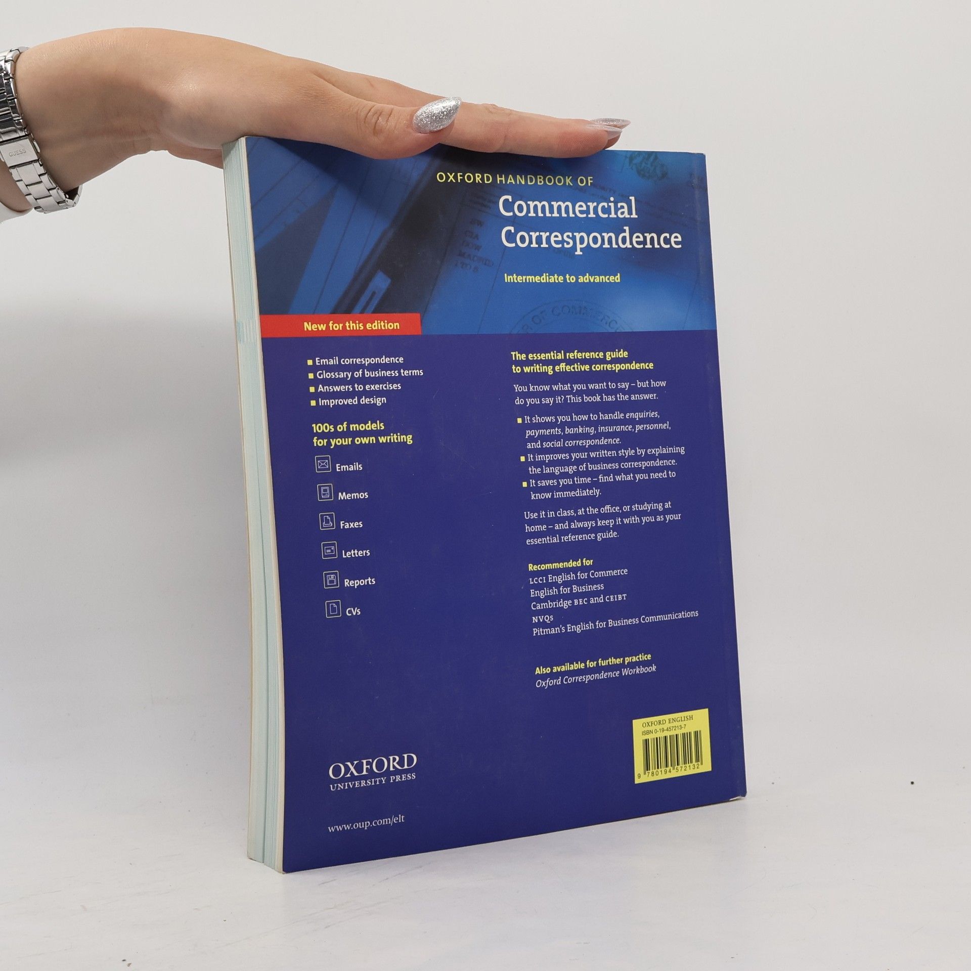 A. Ashley Oxford handbook of commercial correspondence : [intermediate to advanced]