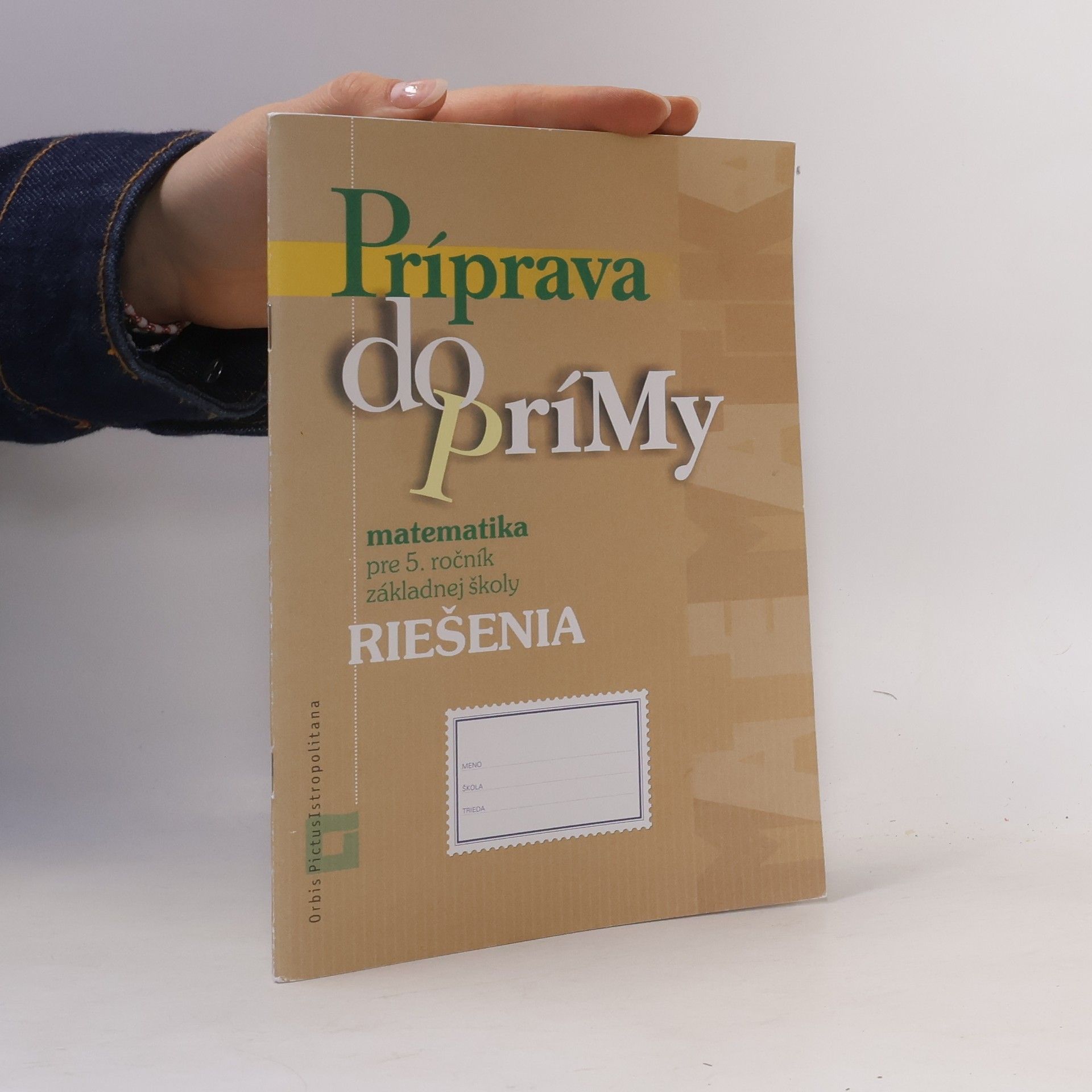 Various authors Príprava do prímy - matematika pre 5. ročník základnej školy