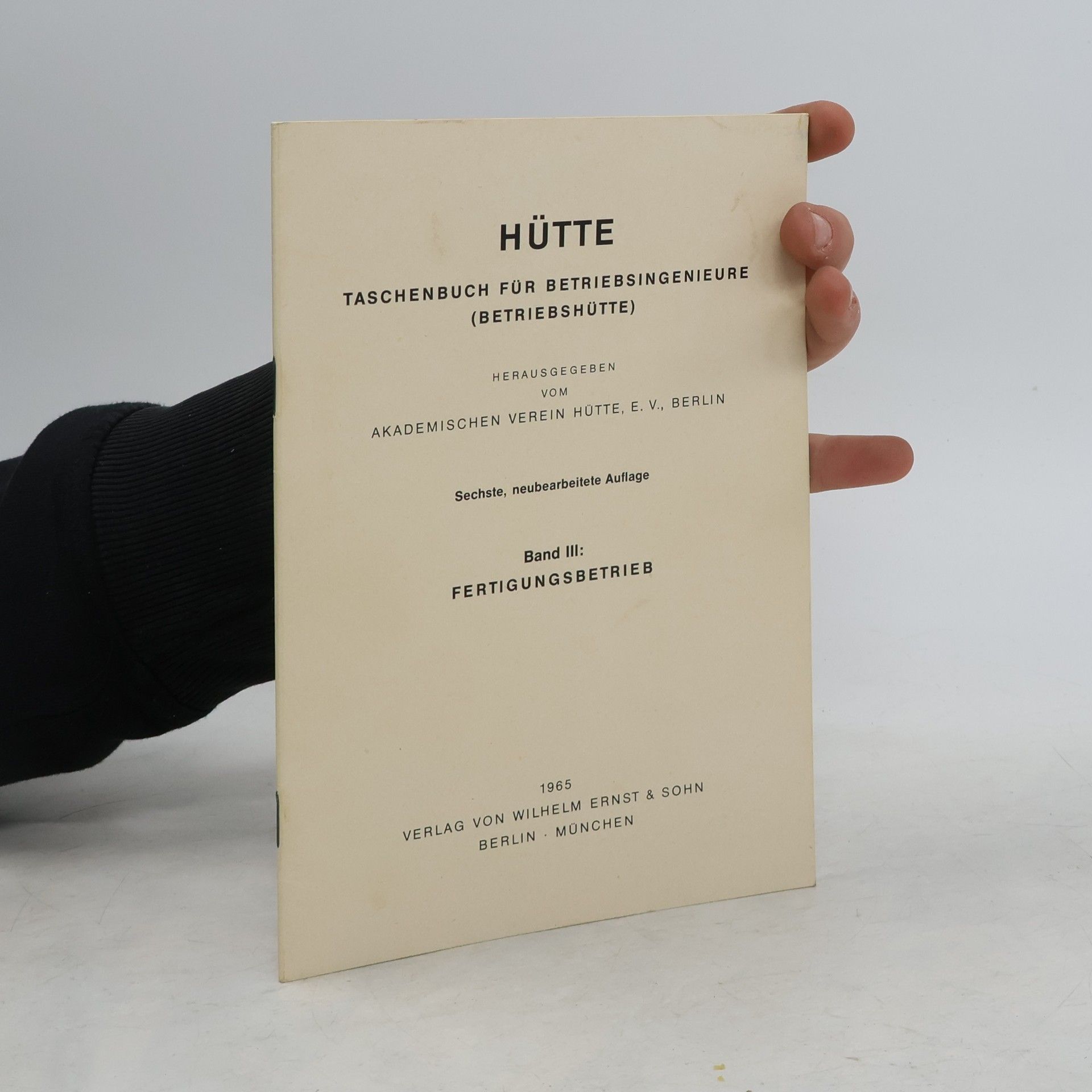 Autorenkollektiv Hütte. Band III.