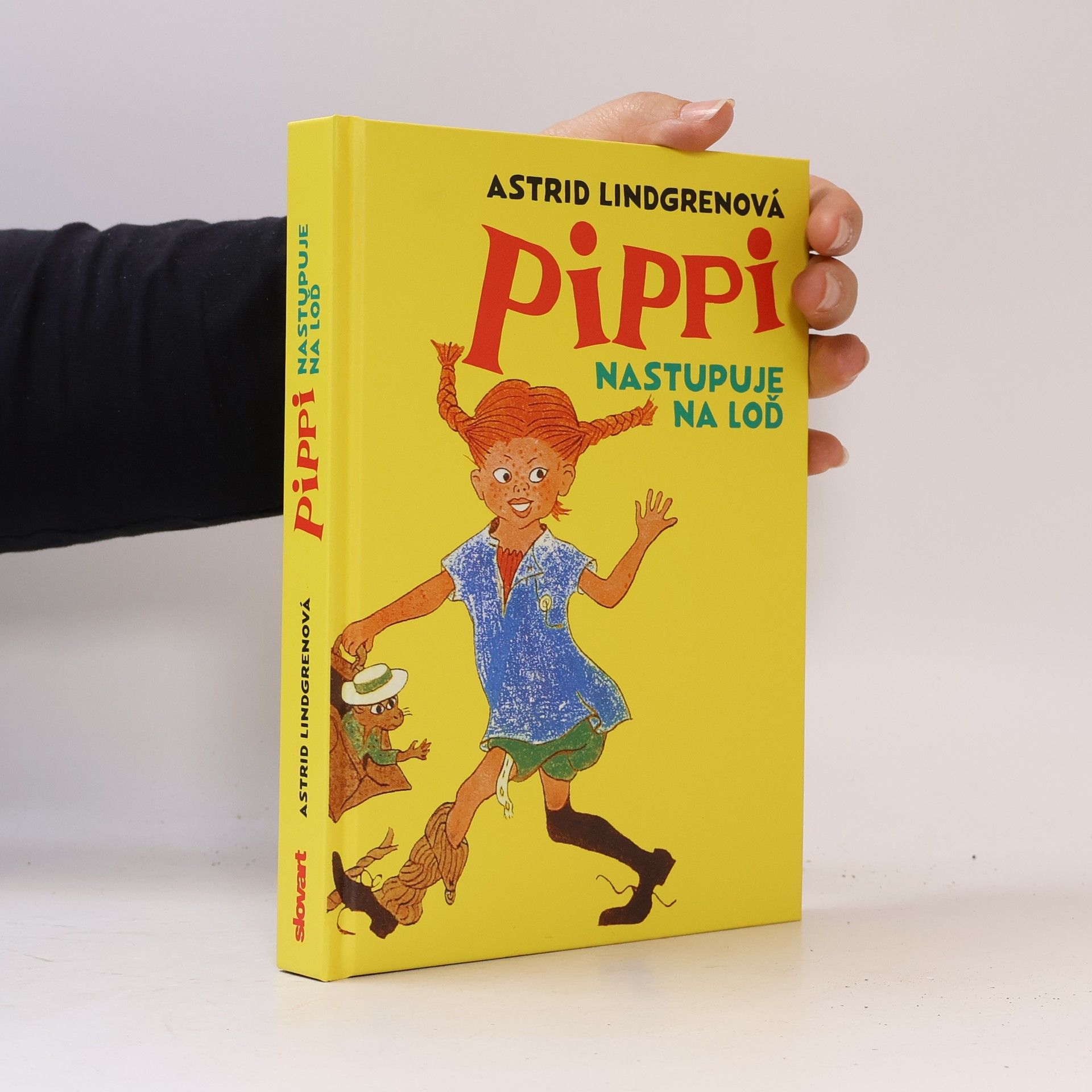 Astrid Lindgren Pippi nastupuje na ľoď