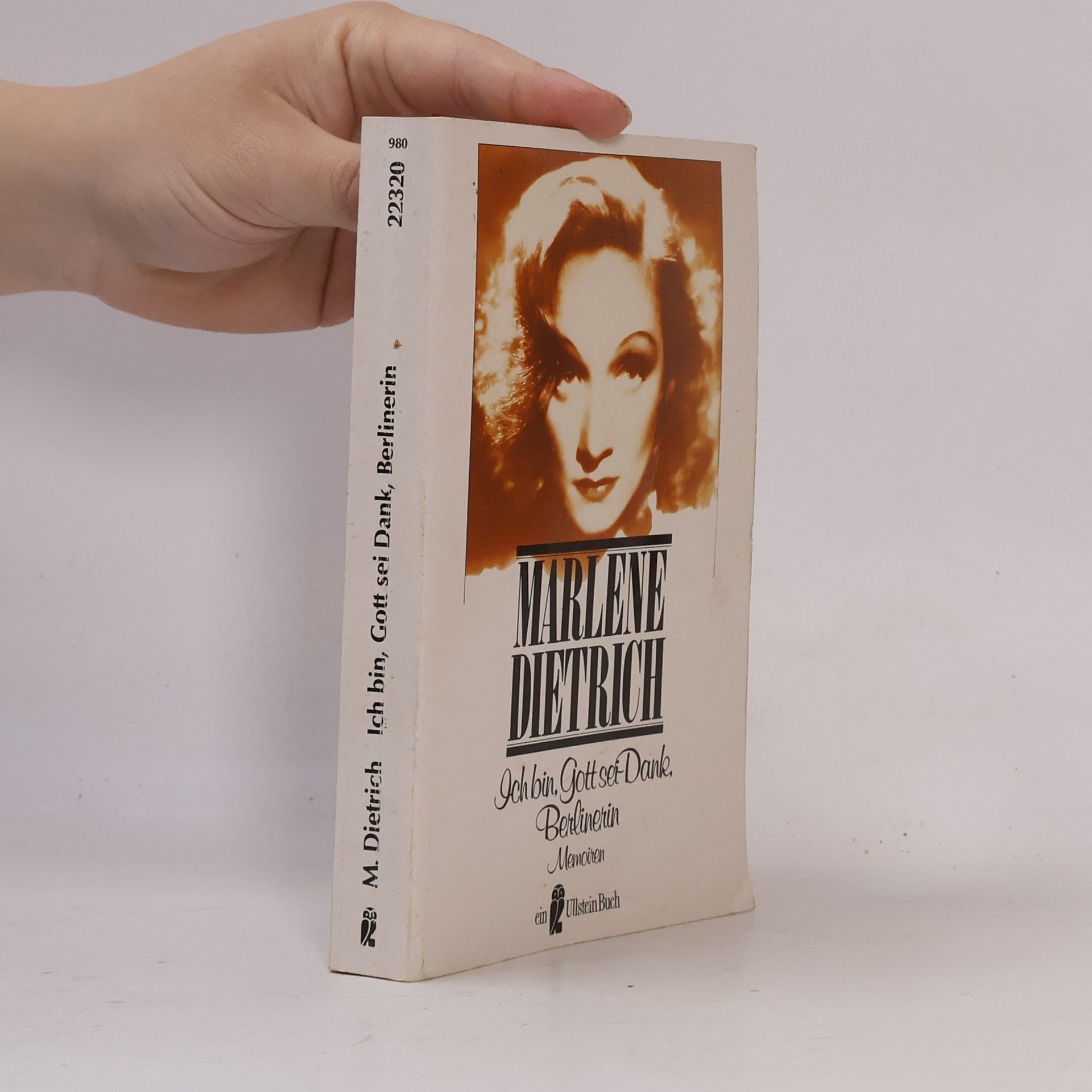 Marlene Dietrich Ich bin, Gott sei Dank, Berlinerin