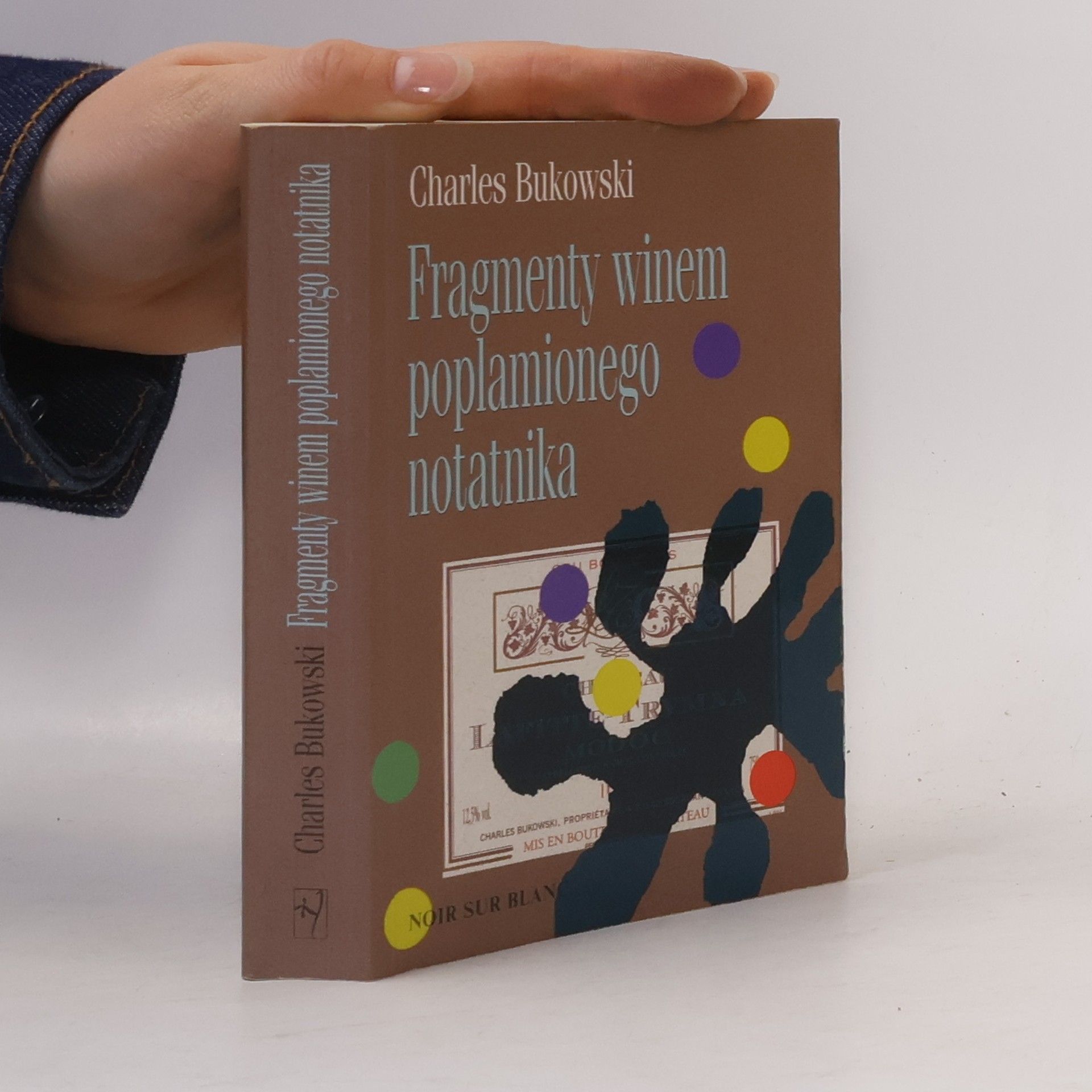 Fragmenty winem poplamionego notatnika
