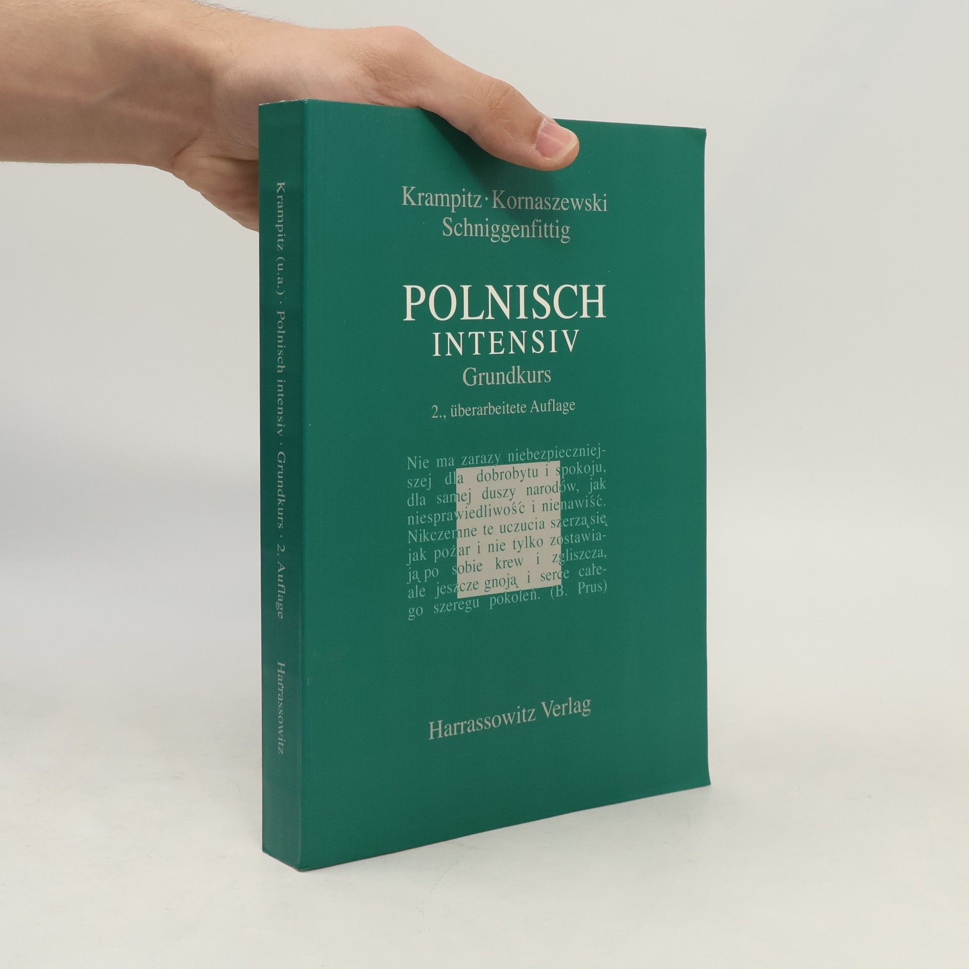 Gustav Adolf Krampitz Polnisch intensiv